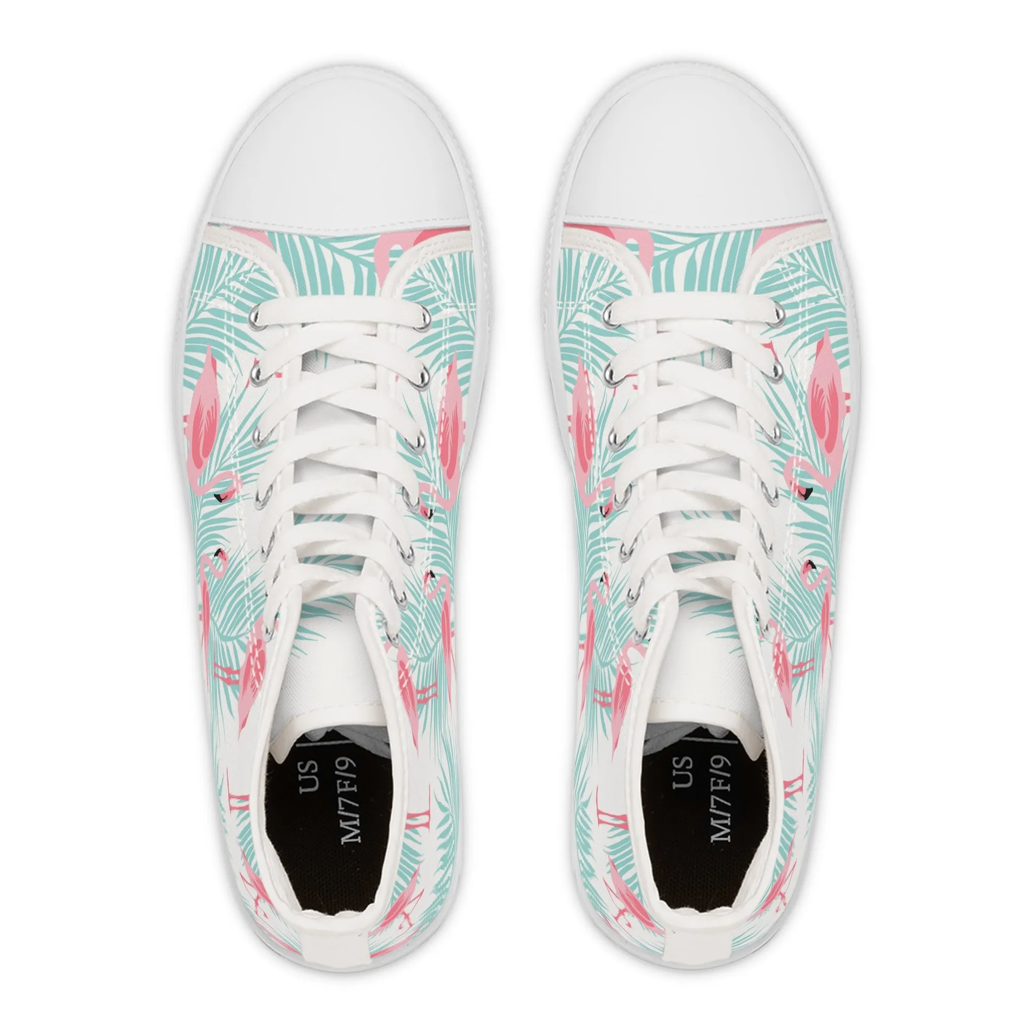 Flamingos Women's High Top Sneakers