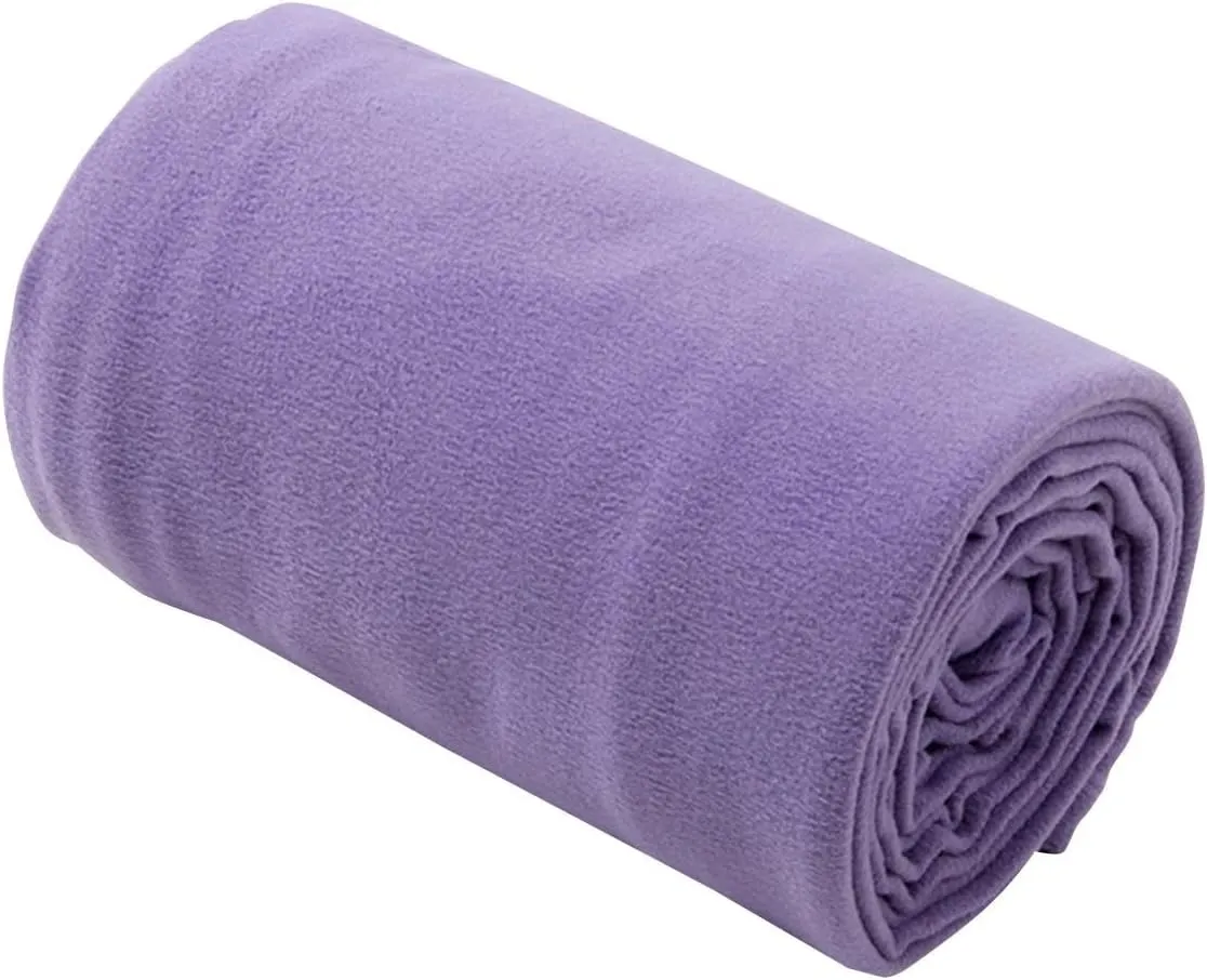 Fleece Liner for Sleeping Bag, 71x31.5inch Size, Ideal for Camping and Indoor Use, Light Purple