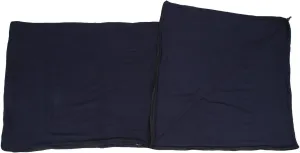 Fleece Sleeping Bag, Foldable Sleeping Liner Portable Fleece Zippered Sleeping Bag Liners for Traveling Camping