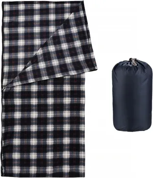 Fleece Sleeping Bag Lined with Travel Sheets Camping Sleeping Bag Ultra Light Zipper Storage Bag Zipper Backpack Travel Blanket Hiking 70.8inch