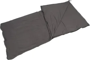 Fleece Sleeping Bag Lining, Foldable Thickened Thickened Zipper Camping Blanket Easy to Clean for Camping