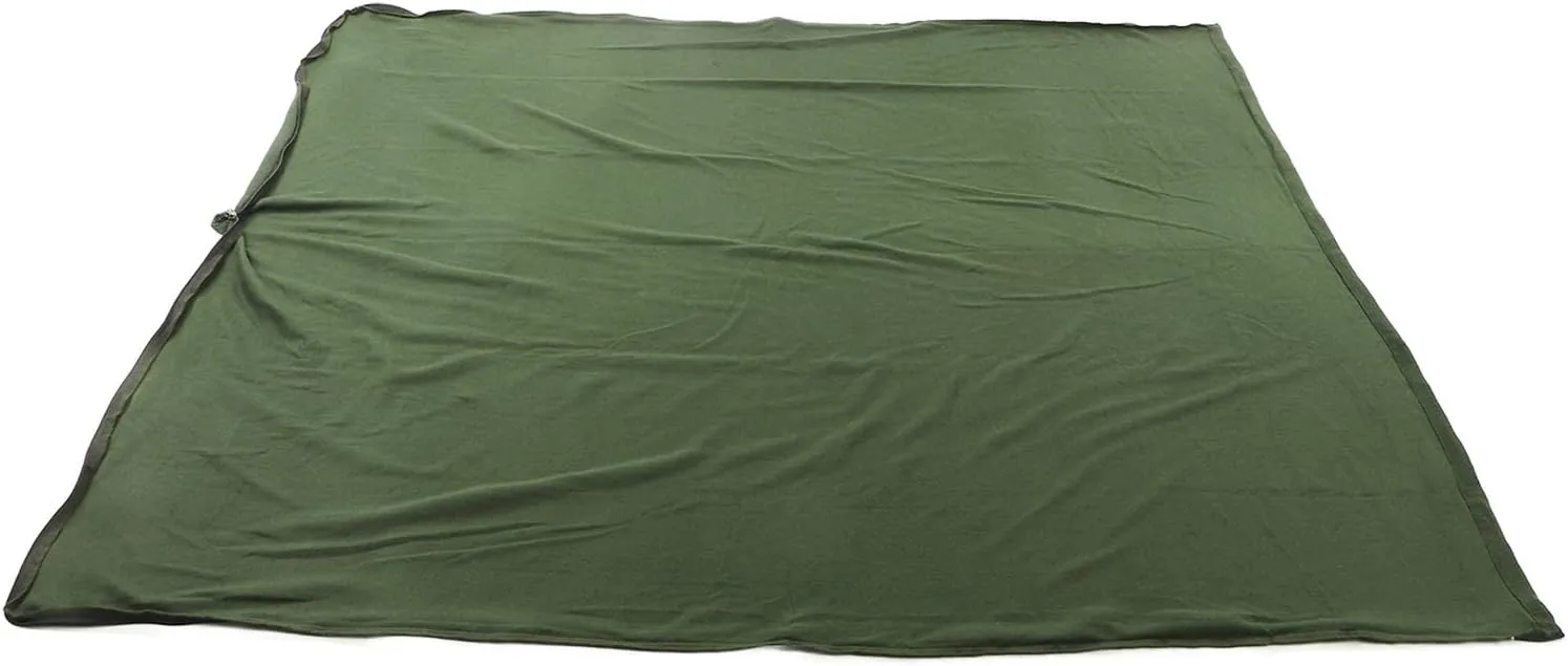 Fleece Sleeping Bag Warm Portable Adult Camping Climbing Hiking for Outdoor