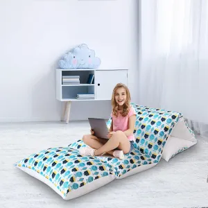 Floor Lounger Cover Non-Slip & Super Soft Floor Sofa Pillow Bed Cover, Great Choice for Kids or Adults Perfect for Slumber Party, Fish Queen (Pillow Not Included)