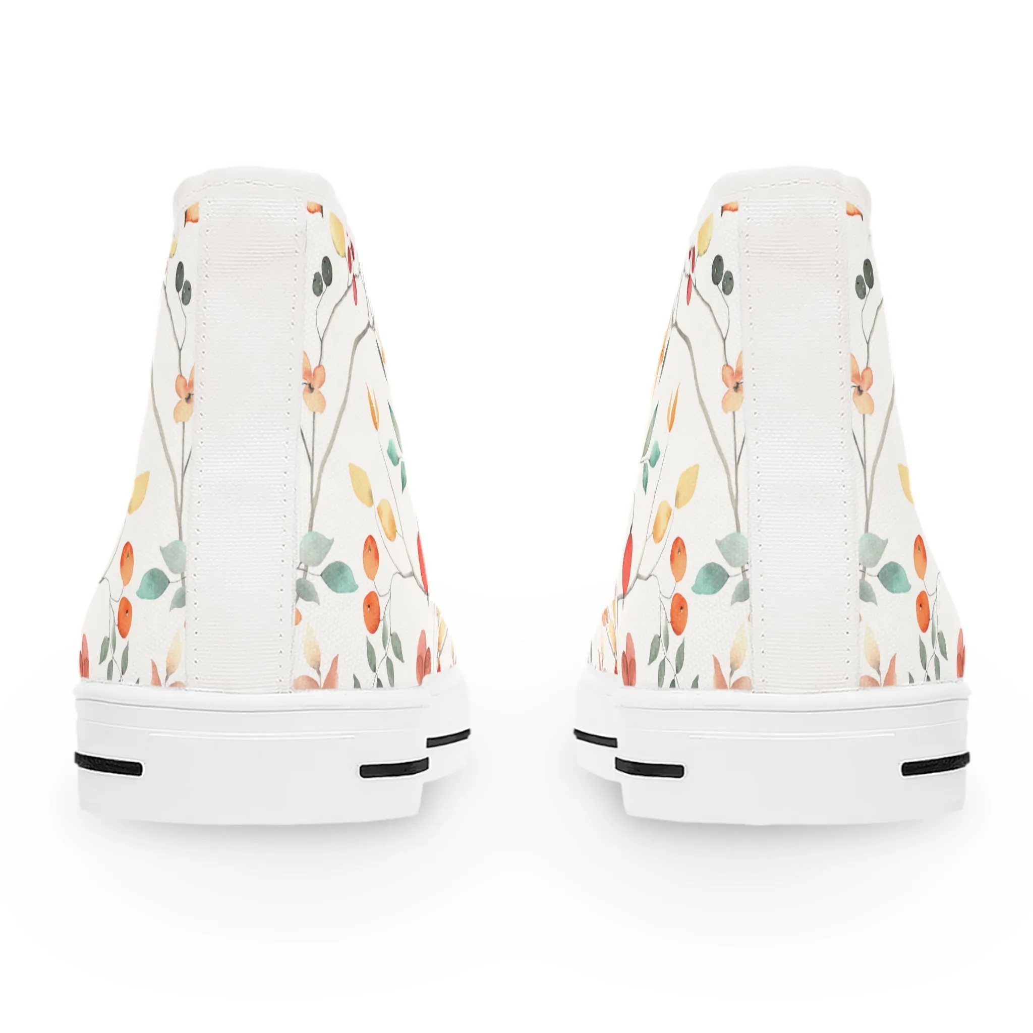 Flowers Women's High Top Sneakers