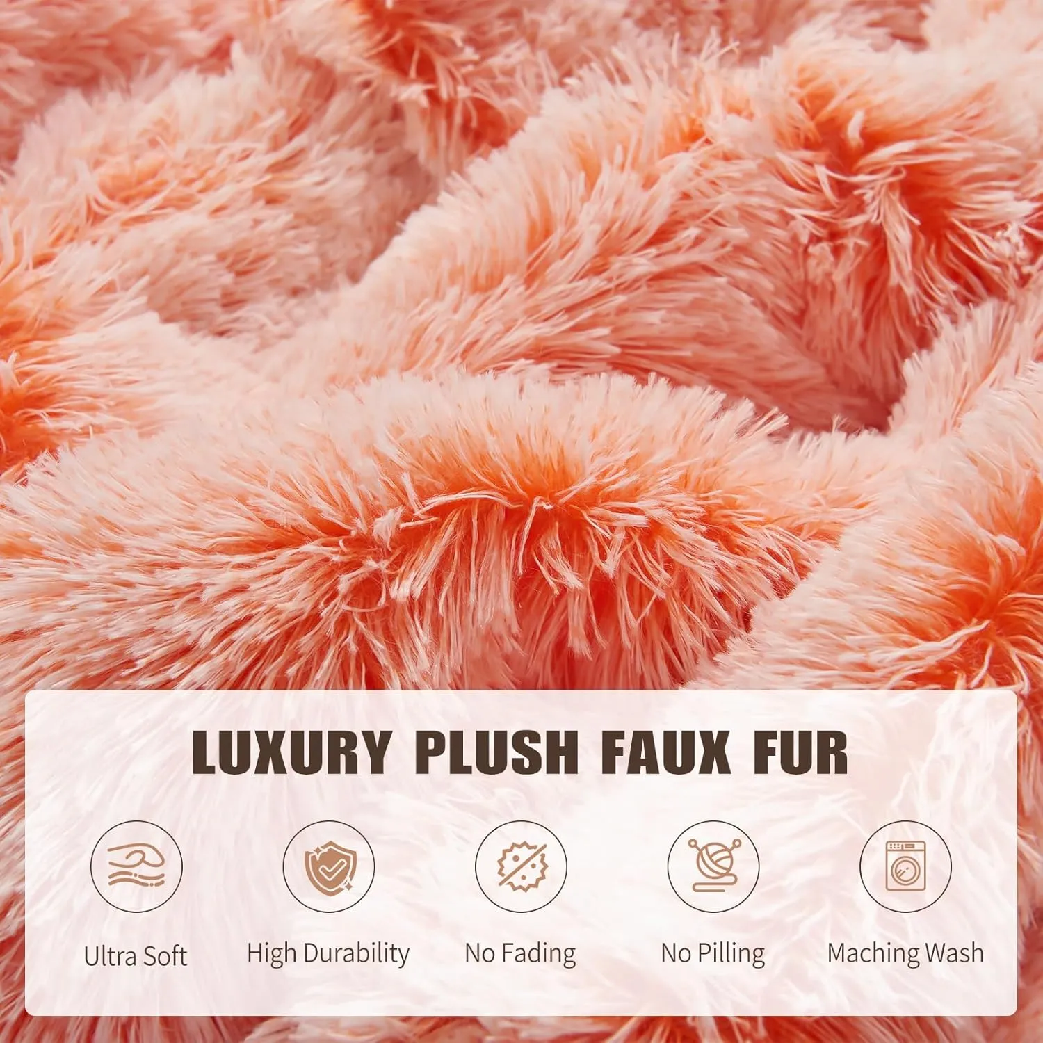 Fluffy Comfy Faux Fur Bean Bag Without Filler Included, Toddler Stuffed Animal Bean Bag Machine Washable, Living Room Bedroom Furniture Outside Cover