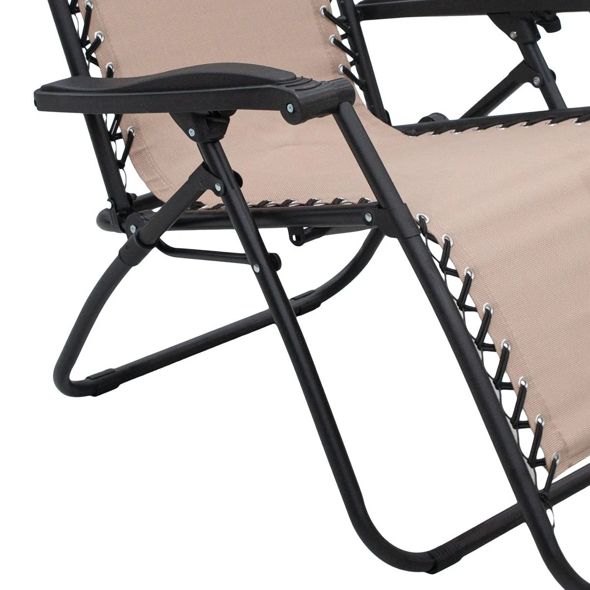 Folding Deck Reclining Camping - Outdoor Beige Lounge Wallaroo Beach Gravity Full-featured range Chair Massive discount Sun Zero
