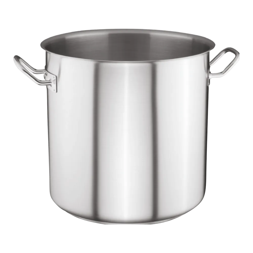 Full Height Stock Pot, 18/8 Stainless Steel, Premium Cookware, Gas, Induction, Ceramic