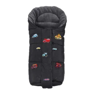 funlife Stroller Universal Bunting Bag,Ultra Soft Coral Fleece,Waterproof Winter Outdoor Stroller Footmuff, Winter Stroller Sleeping Bag Toddler M6-36