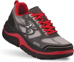 G-DEFY ION Men’s Orthopedic Walking Shoe | VersoShock Technology for Pain Associated with Prolonged Standing or Walking | Arch Support | Diabetic Shoes | Wide Shoes | Free Custom Orthotic