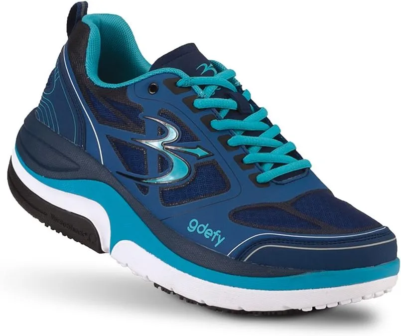 G-DEFY ION Men’s Orthopedic Walking Shoe | VersoShock Technology for Pain Associated with Prolonged Standing or Walking | Arch Support | Diabetic Shoes | Wide Shoes | Free Custom Orthotic