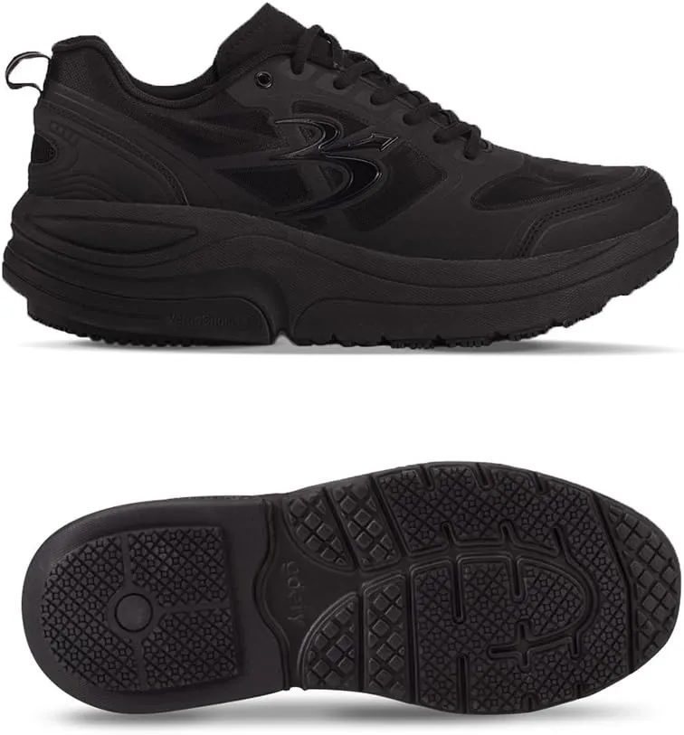 G-DEFY ION Men’s Orthopedic Walking Shoe | VersoShock Technology for Pain Associated with Prolonged Standing or Walking | Arch Support | Diabetic Shoes | Wide Shoes | Free Custom Orthotic