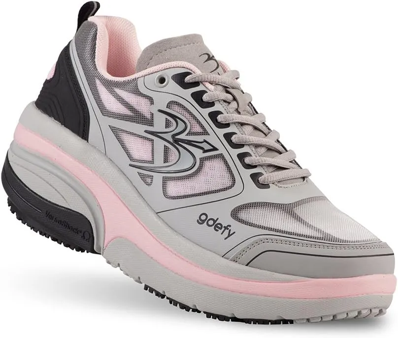 G-DEFY ION Women’s Orthopedic Walking Shoe | VersoShock Technology for Pain Associated with Prolonged Standing or Walking | Arch Support | Diabetic Shoes | Wide Shoes | Free Custom Orthotic