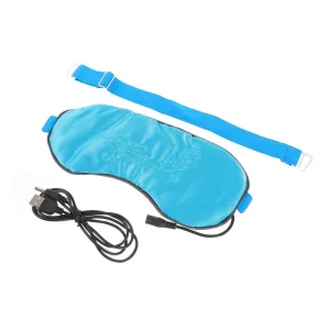 GALPADA 1pc Steaming Eye Mask Comfortable Eye Patches for Sleep Practical Blindfold for Travel Yoga and Enhanced Shading Effect Soft Material Blue