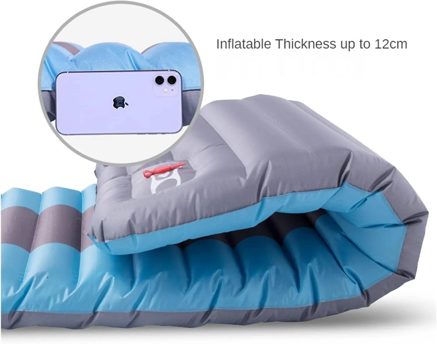 GaRcan Outdoor Inflatable Mattress Diamond Ultra-Light Camping Mat Hiking Air Cushion Portable Sleeping Mat (C)