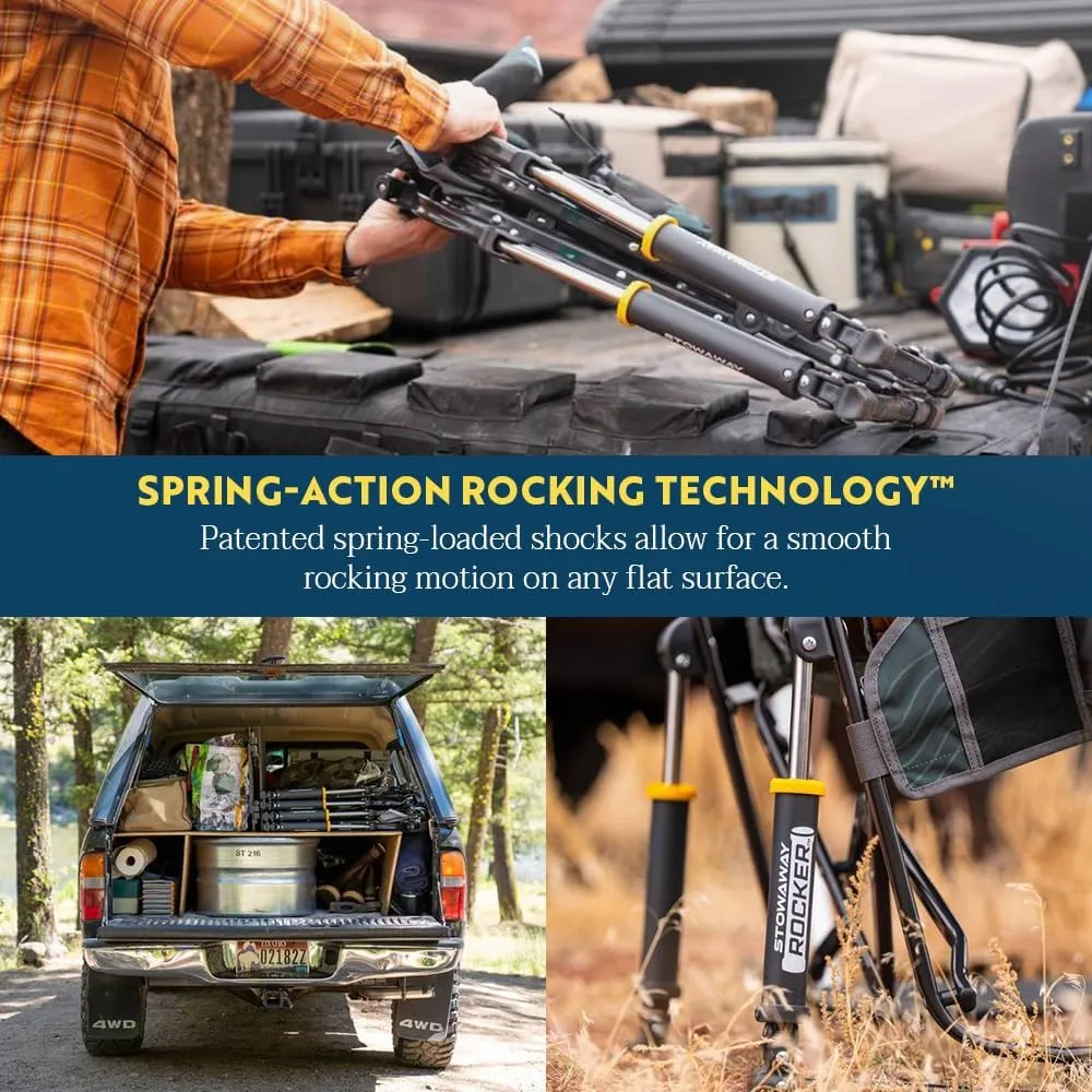 GCI Outdoor Stowaway Rocker - Stealth Camo