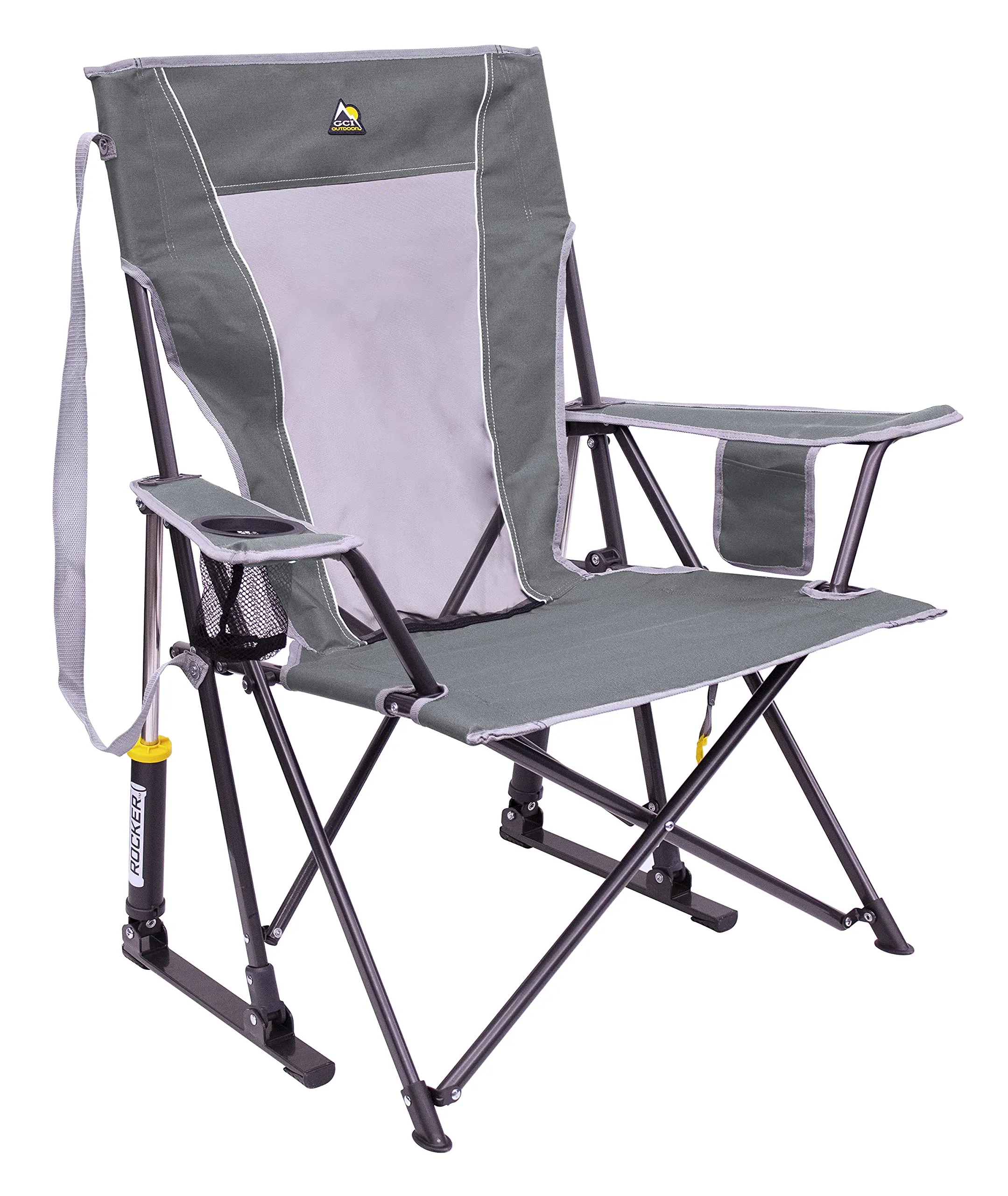GCI Outdoor Sunshade Rocker Outdoor Rocking Chair with Canopy