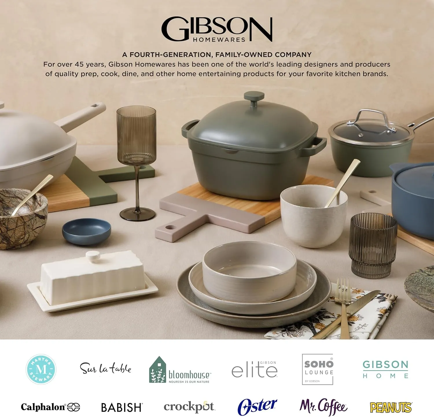 Gibson Home Rothernberg Stackable 40 Piece, Service for 8, White Porcelain Plates and Bowls Set