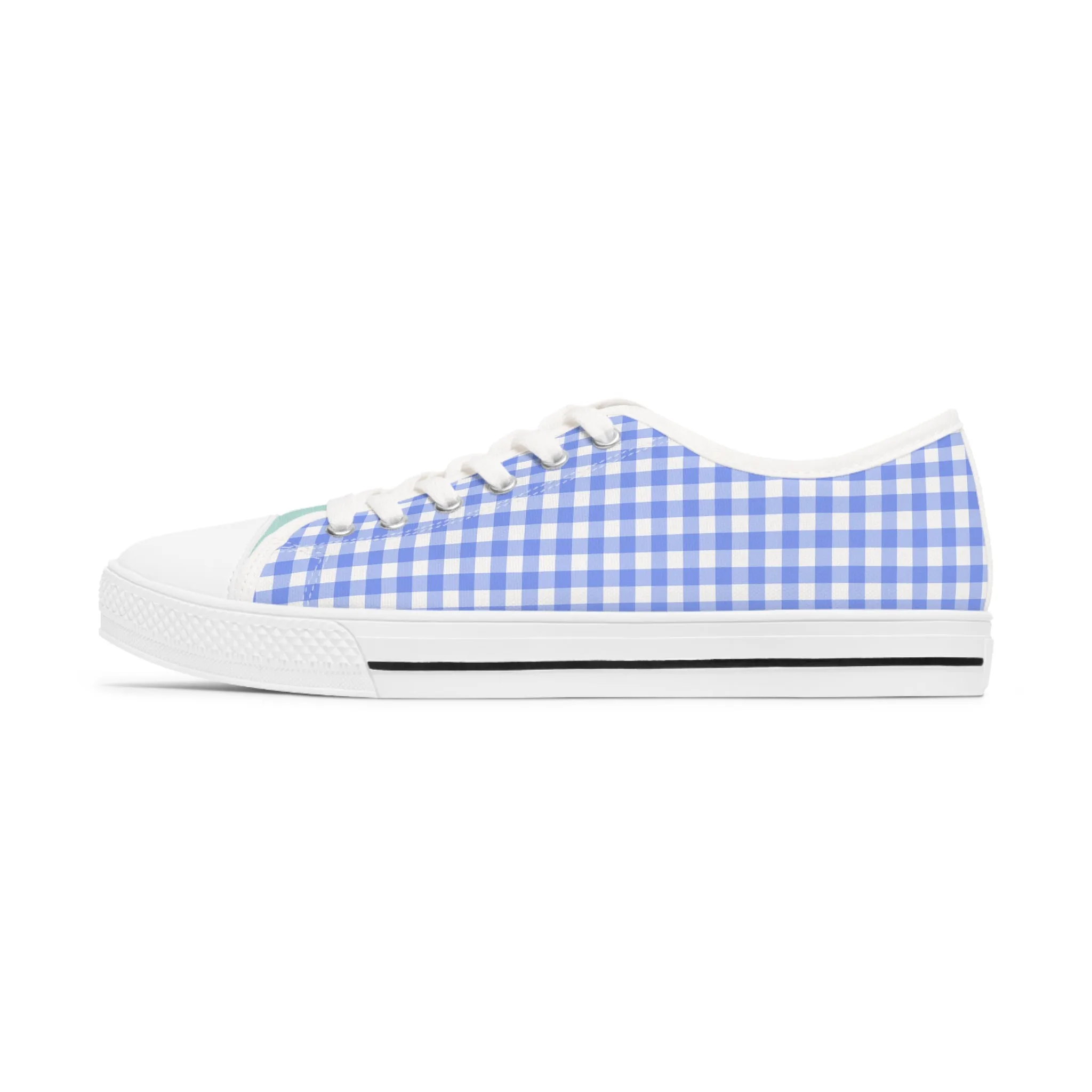 Gingham Peach and Blue (Women)