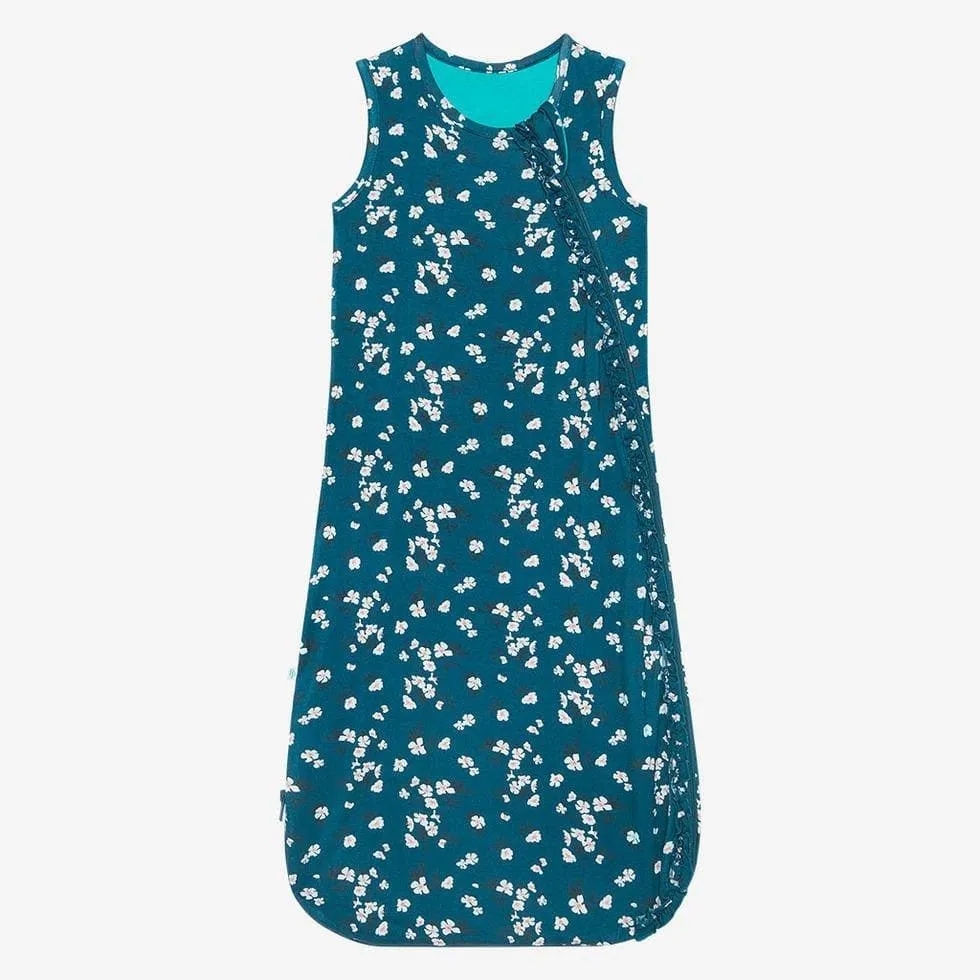 Girl's Bamboo Ruffled Sleeveless Sleeping Bag, TOG 2.5 - Adriana (Floral)