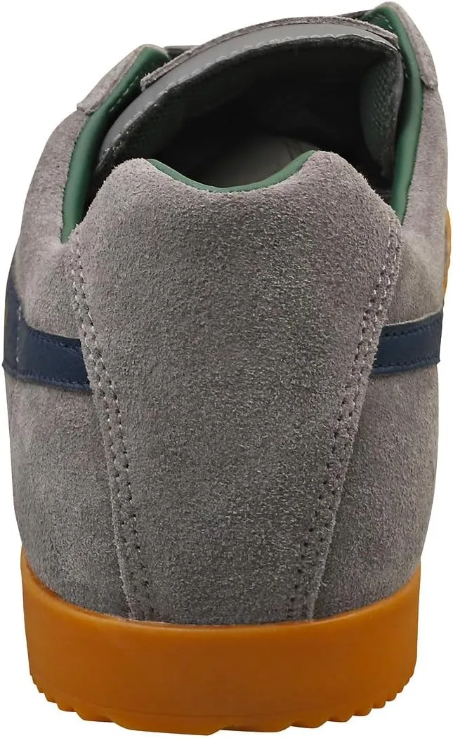 Gola Harrier Mens Casual Trainers in Ash Navy Green