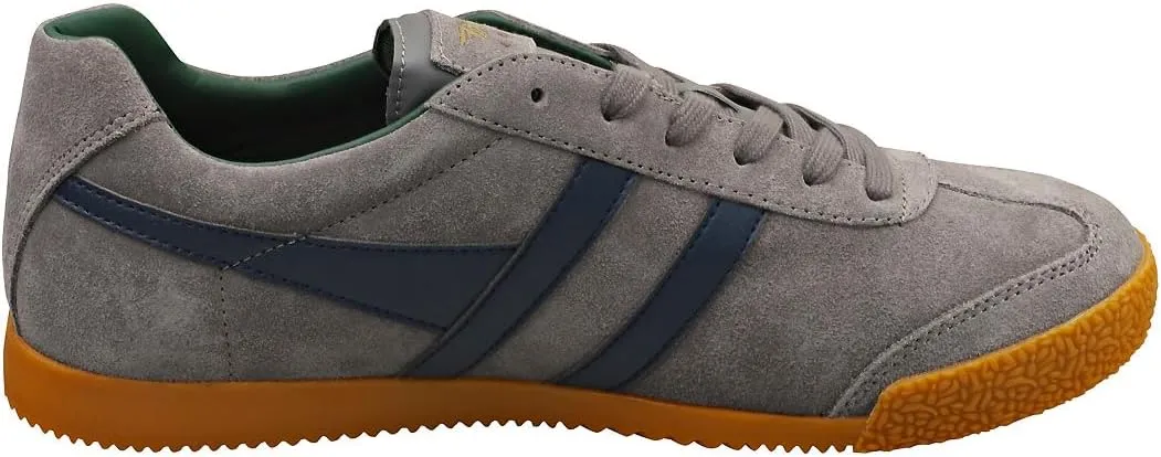 Gola Harrier Mens Casual Trainers in Ash Navy Green