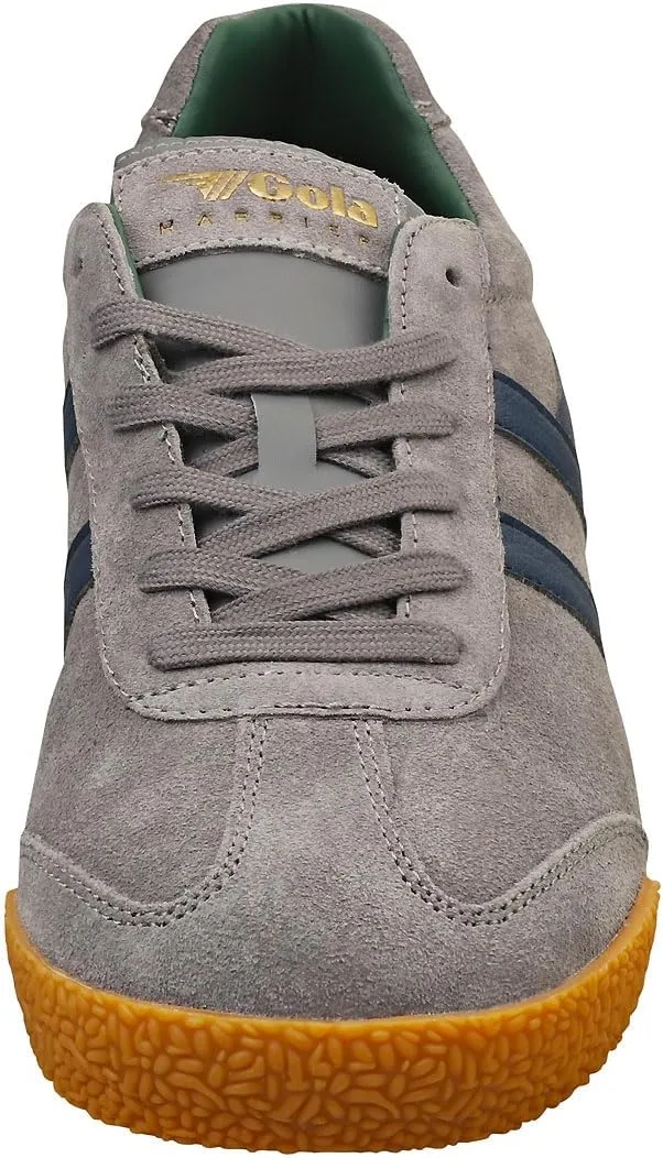 Gola Harrier Mens Casual Trainers in Ash Navy Green