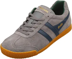 Gola Harrier Mens Casual Trainers in Ash Navy Green