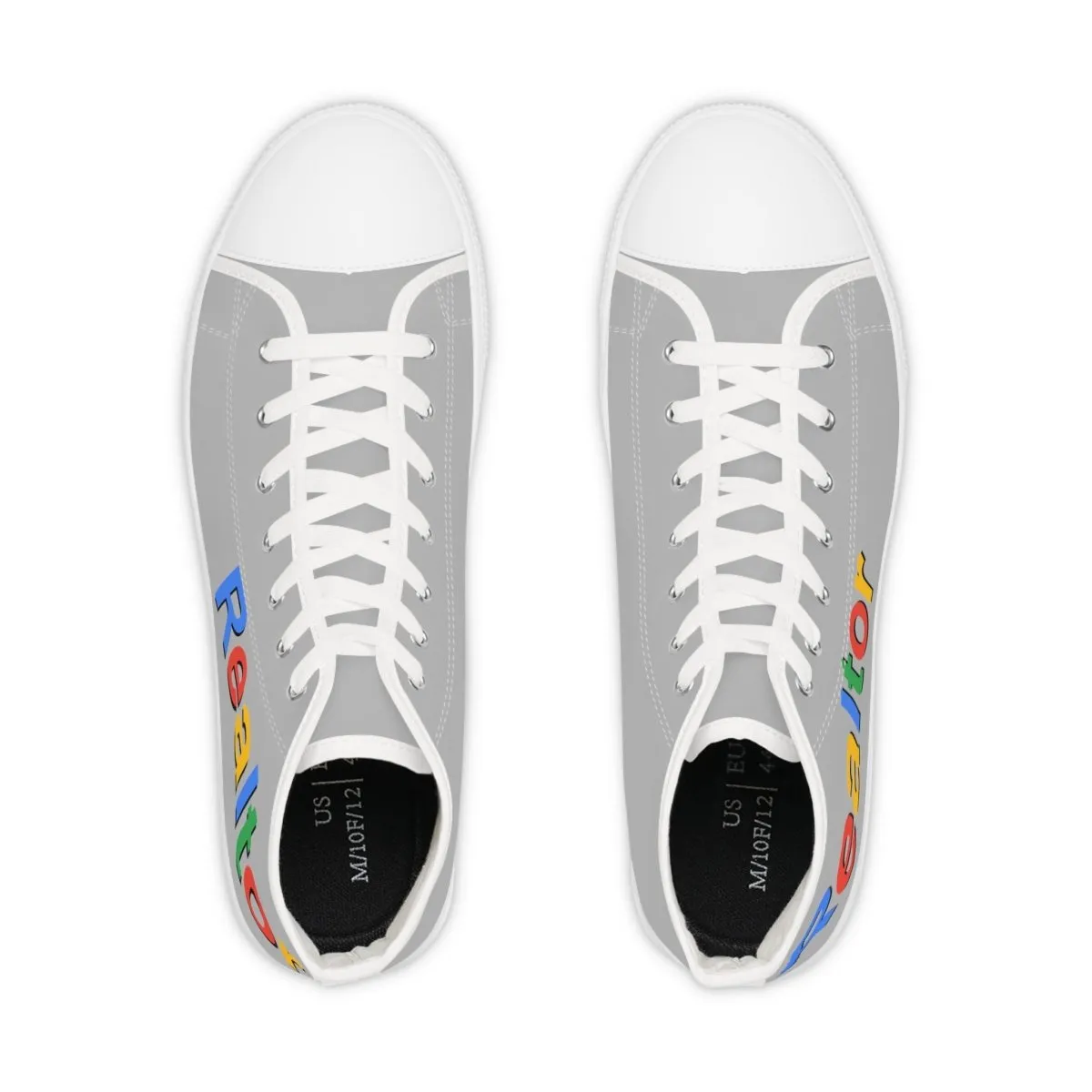 Google Realtor Men's High Top Sneakers