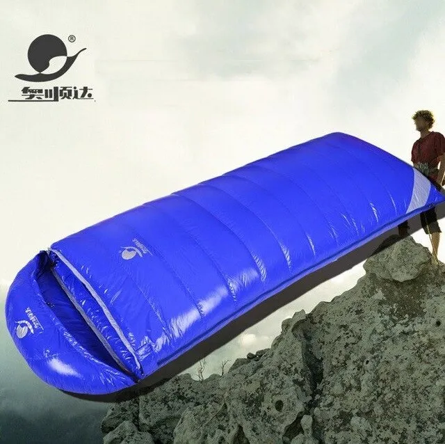 Goose Adult Discounted Warm Waterproof Comfortable Filling White 1000G/1200G Sleeping Lazy Sac Bag Winter Couchage Camping Special discount Down De Bag