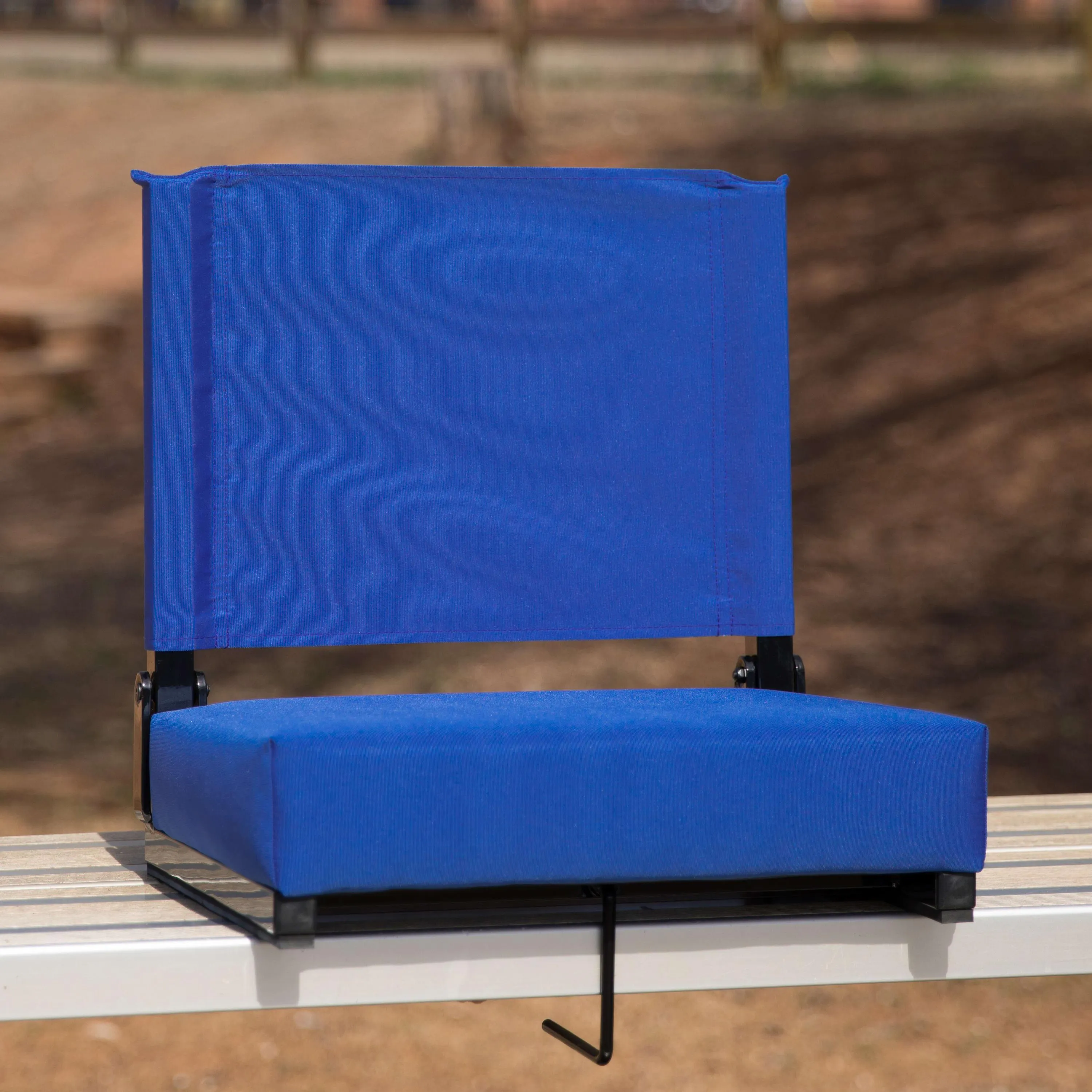 Grandstand Comfort Seats by Flash - 500 lb. Rated Lightweight Stadium Chair with Handle & Ultra-Padded Seat
