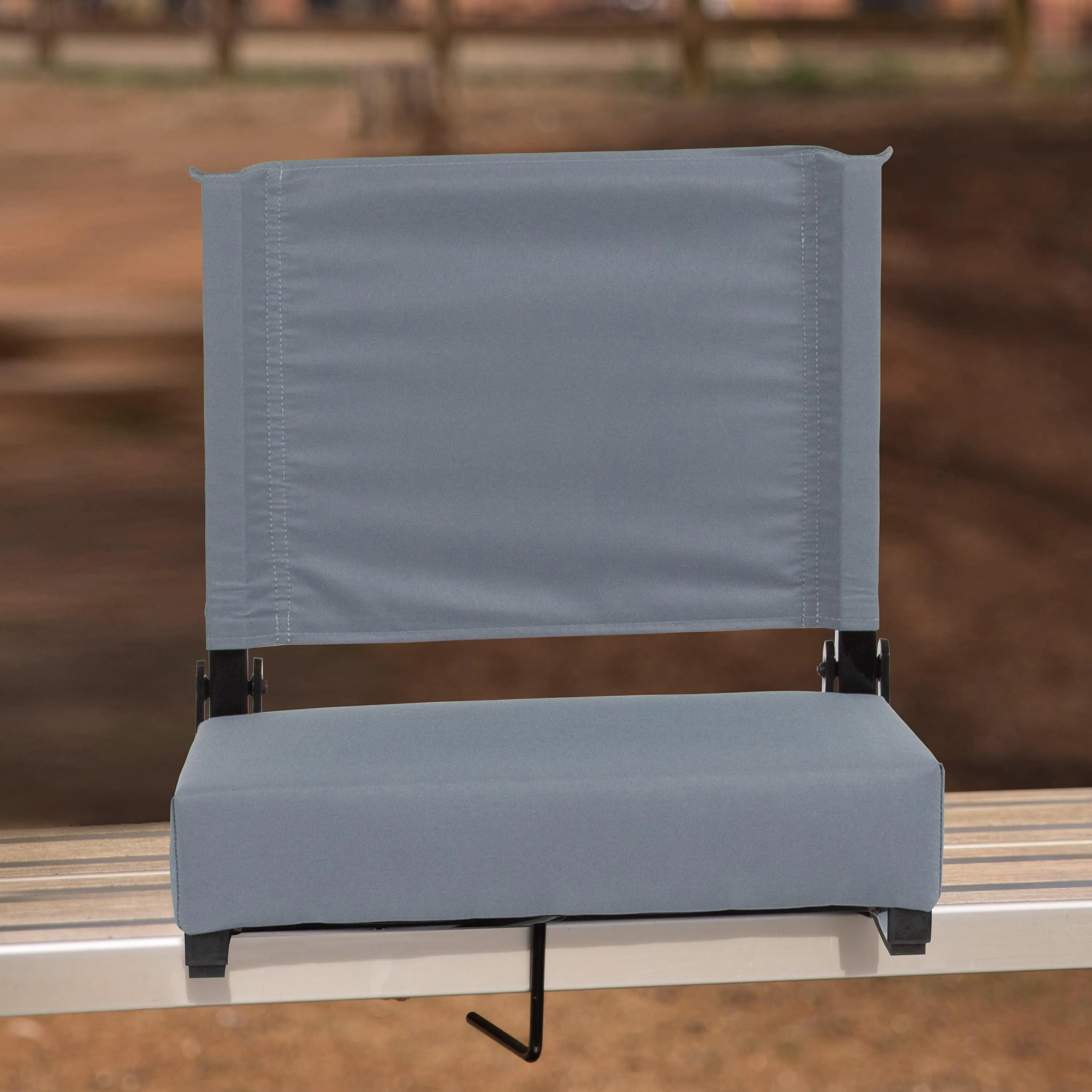 Grandstand Comfort Seats by Flash - 500 lb. Rated Lightweight Stadium Chair with Handle & Ultra-Padded Seat