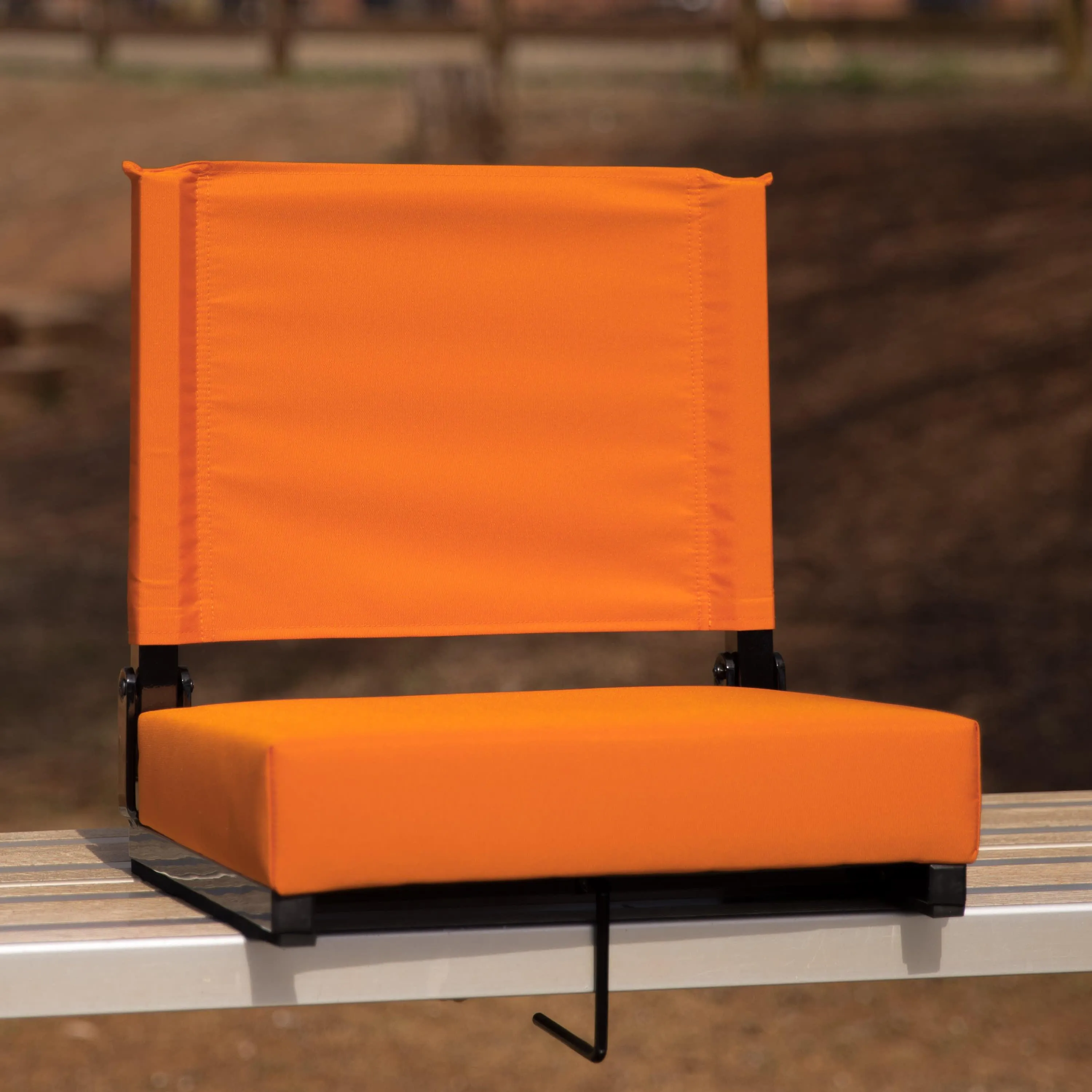 Grandstand Comfort Seats by Flash - 500 lb. Rated Lightweight Stadium Chair with Handle & Ultra-Padded Seat