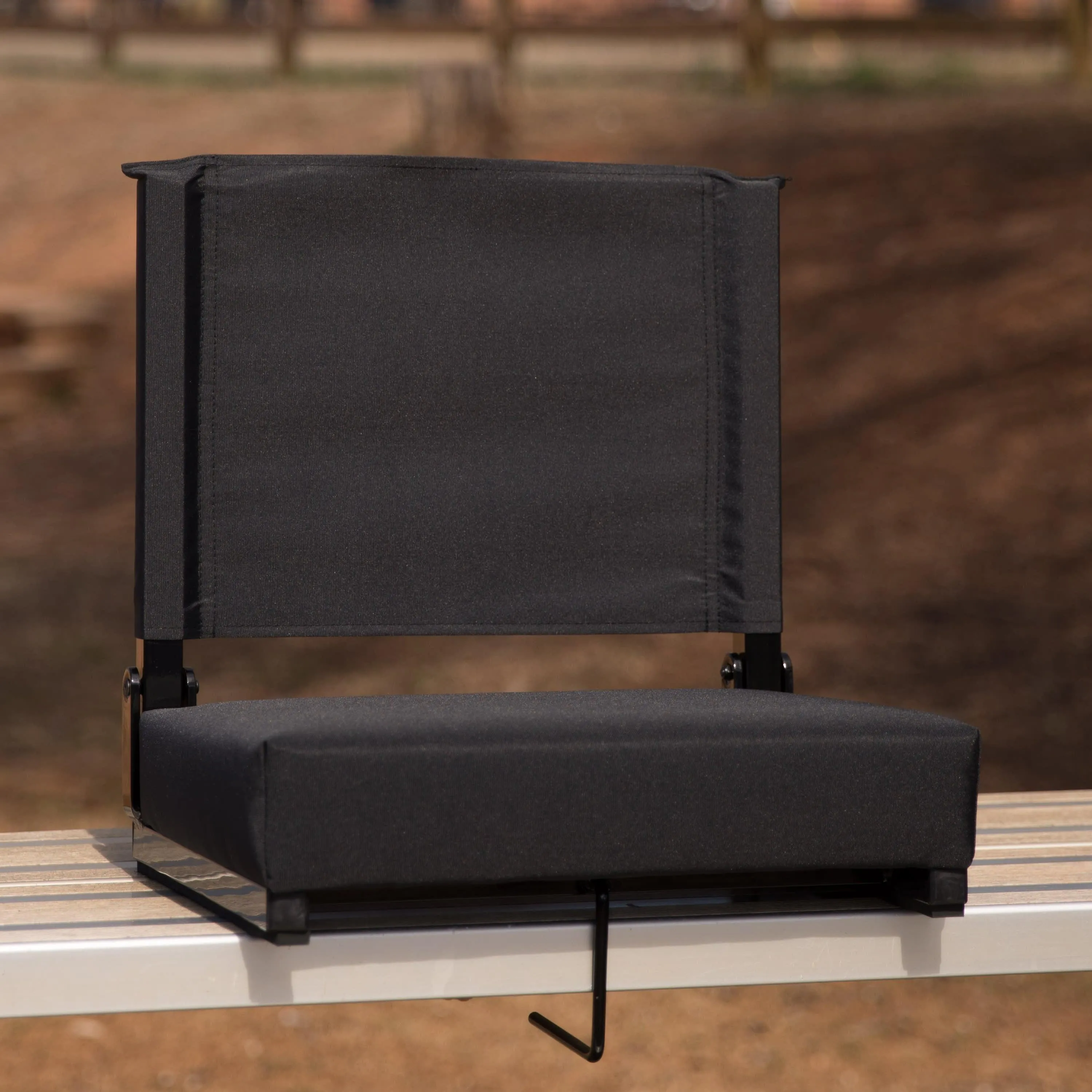 Grandstand Comfort Seats by Flash - 500 lb. Rated Lightweight Stadium Chair with Handle & Ultra-Padded Seat