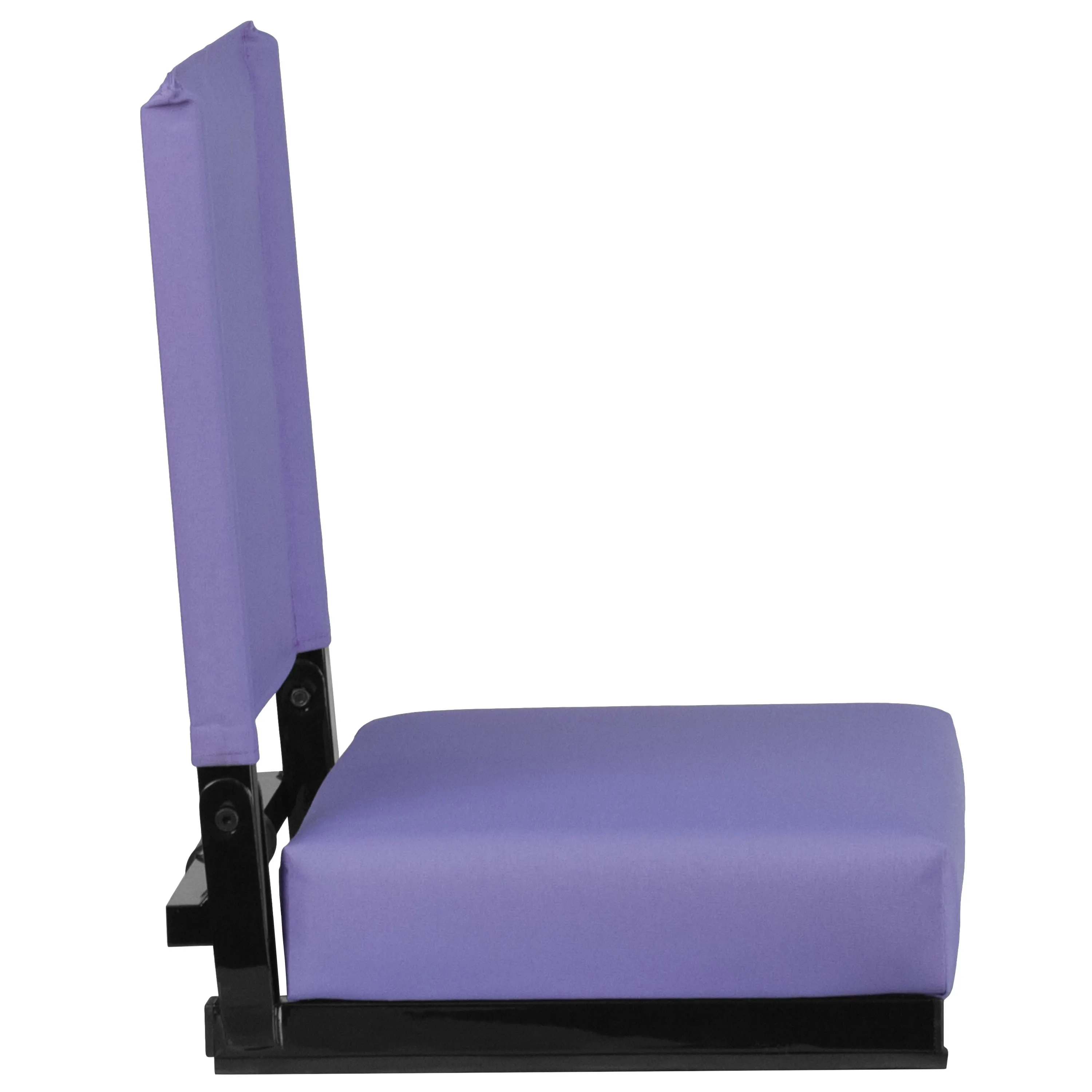 Grandstand Comfort Seats by Flash - 500 lb. Rated Lightweight Stadium Chair with Handle & Ultra-Padded Seat