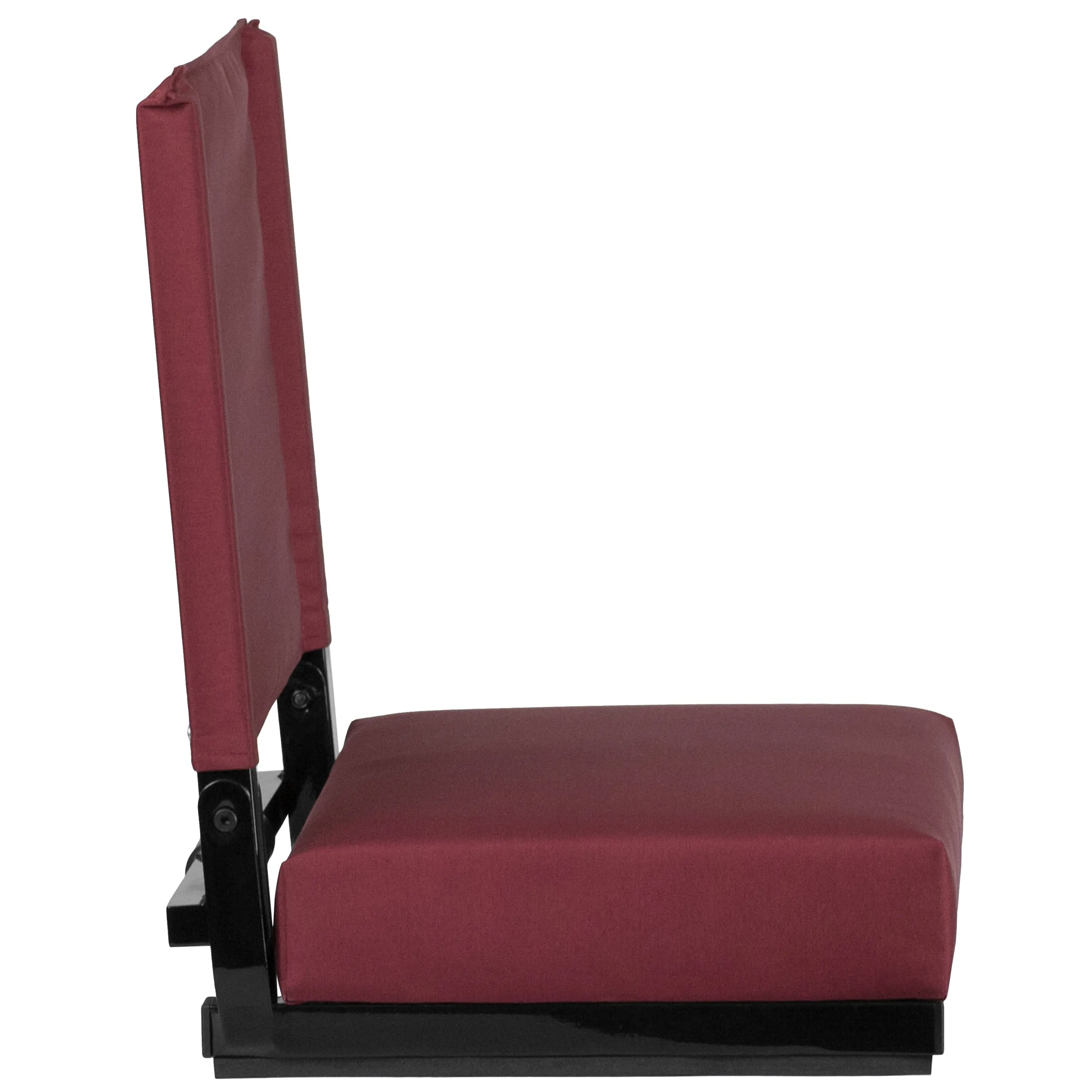 Grandstand Comfort Seats by Flash - 500 lb. Rated Lightweight Stadium Chair with Handle & Ultra-Padded Seat