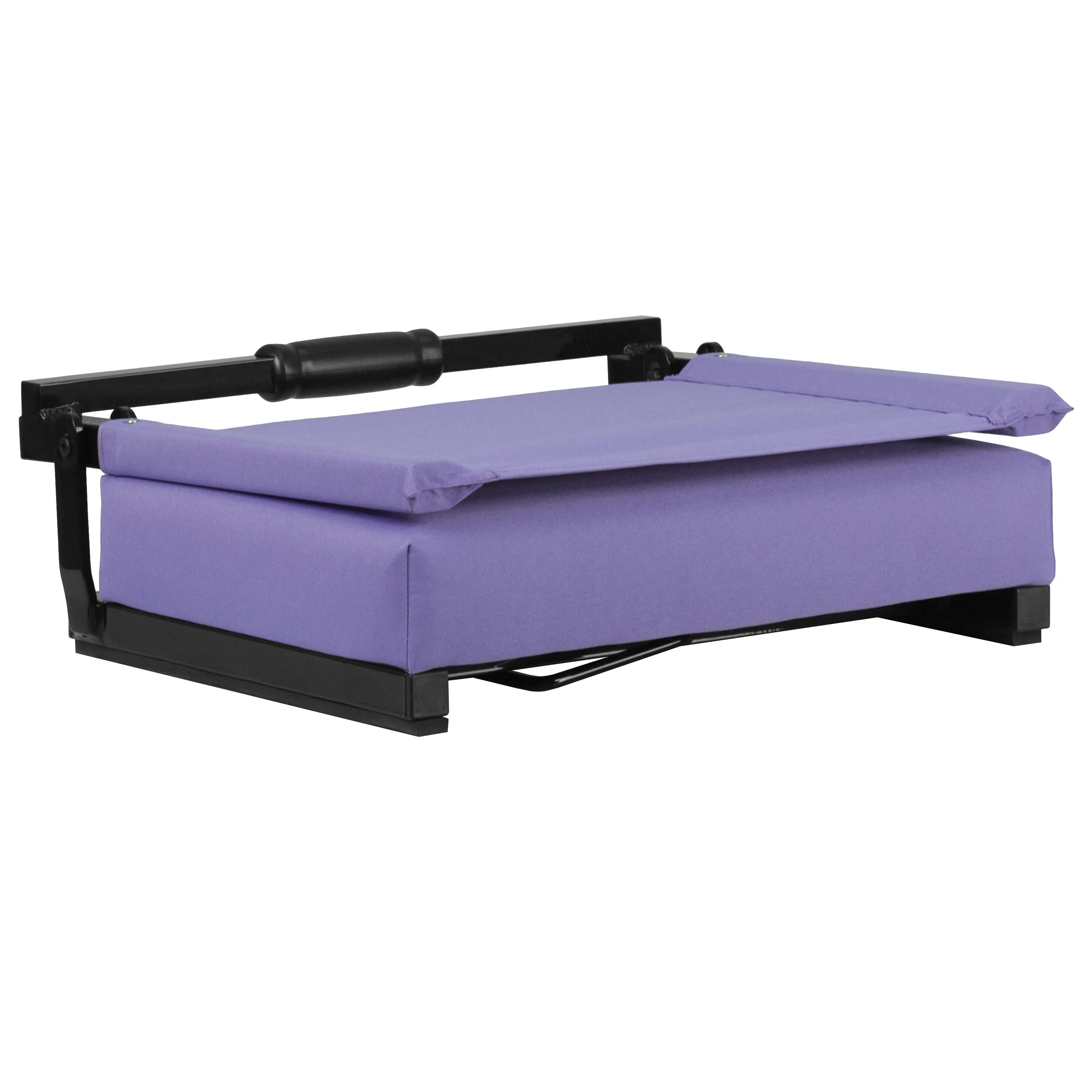 Grandstand Comfort Seats by Flash - 500 lb. Rated Lightweight Stadium Chair with Handle & Ultra-Padded Seat