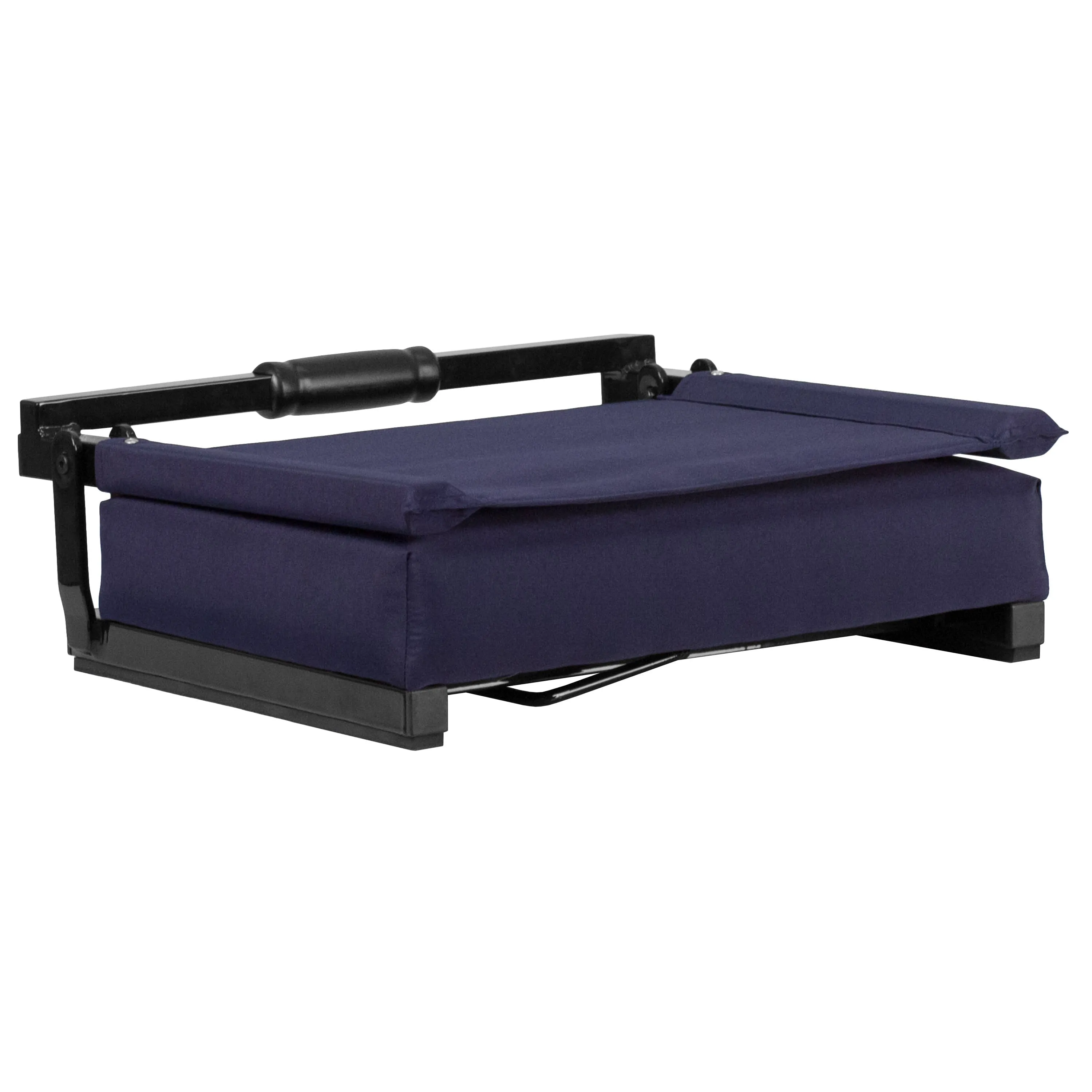 Grandstand Comfort Seats by Flash - 500 lb. Rated Lightweight Stadium Chair with Handle & Ultra-Padded Seat
