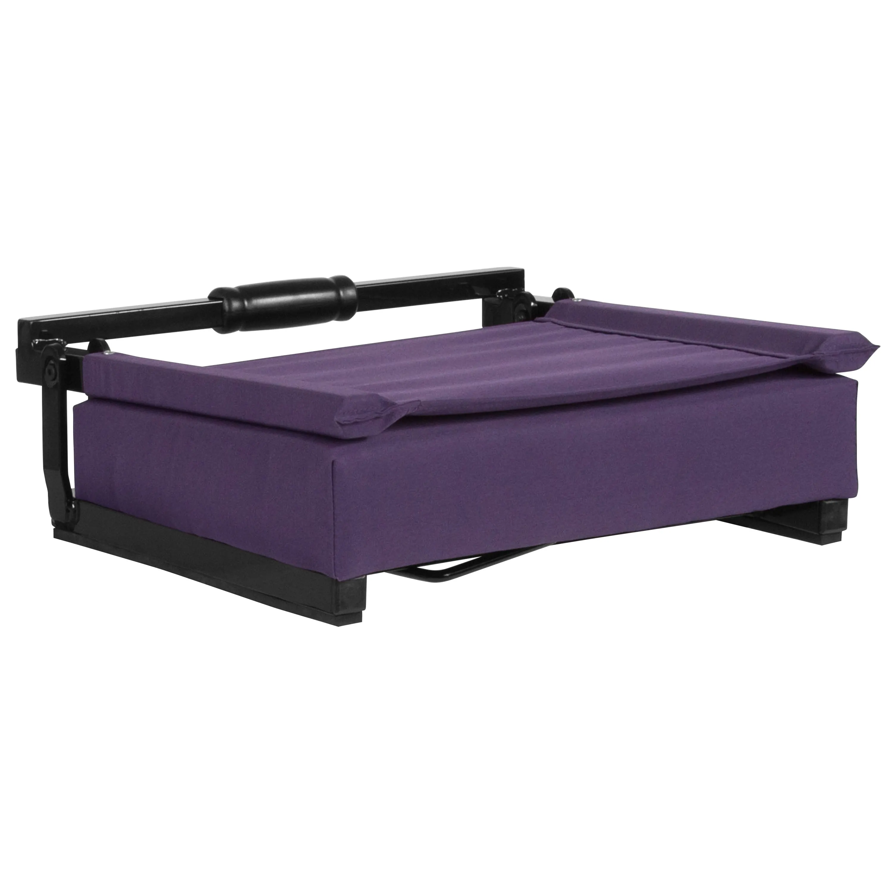 Grandstand Comfort Seats by Flash - 500 lb. Rated Lightweight Stadium Chair with Handle & Ultra-Padded Seat
