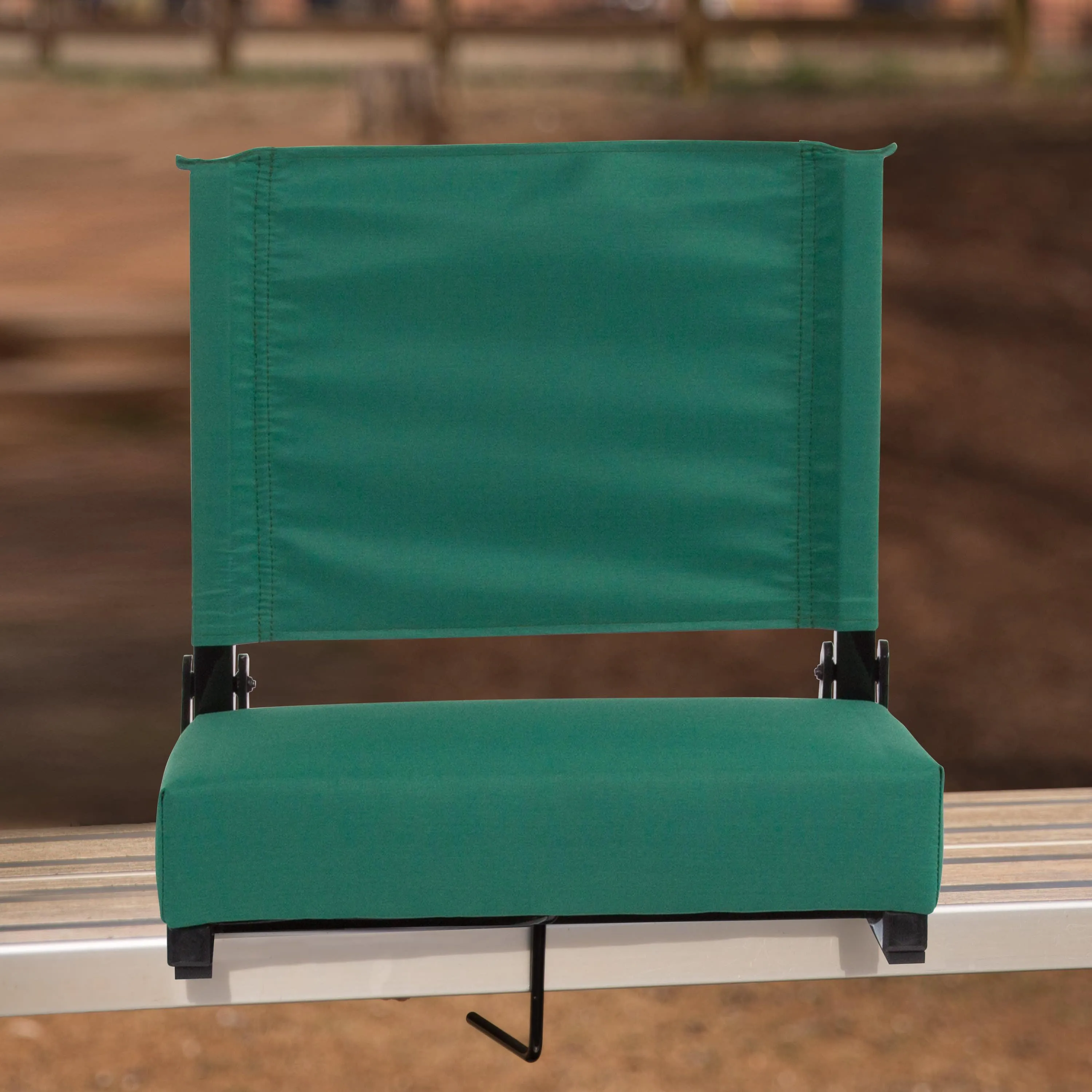 Grandstand Comfort Seats by Flash - 500 lb. Rated Lightweight Stadium Chair with Handle & Ultra-Padded Seat