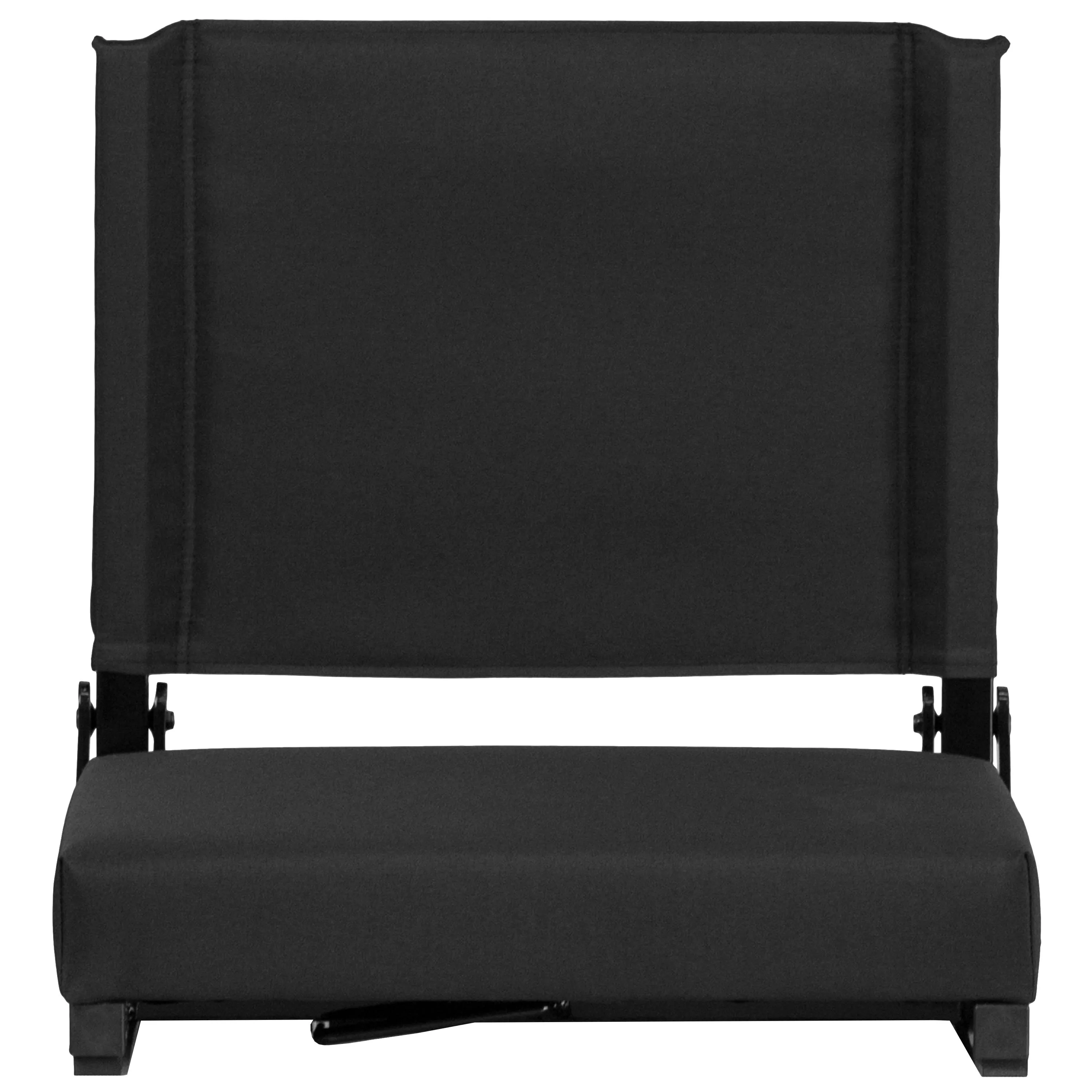 Grandstand Comfort Seats by Flash - 500 lb. Rated Lightweight Stadium Chair with Handle & Ultra-Padded Seat