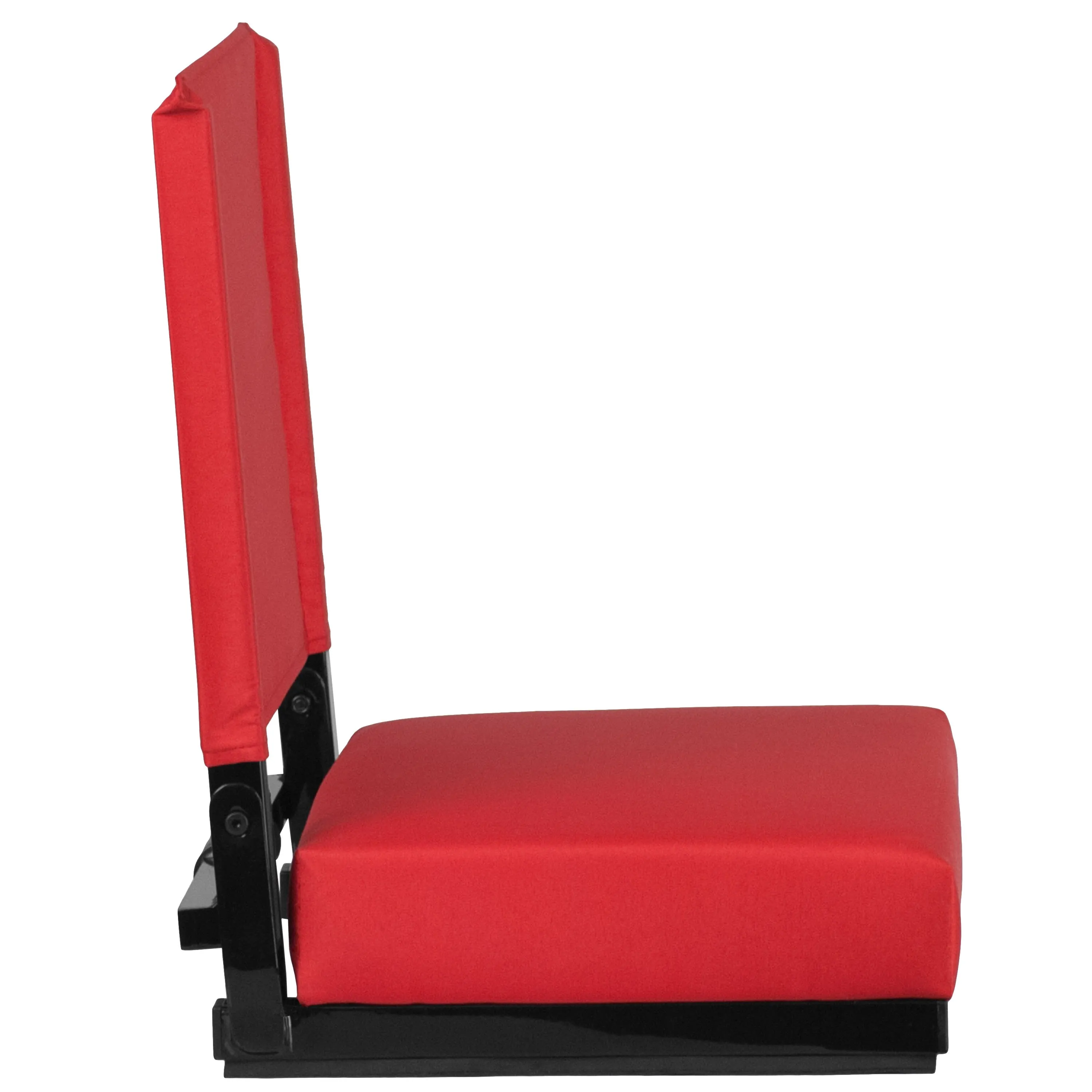 Grandstand Comfort Seats by Flash - 500 lb. Rated Lightweight Stadium Chair with Handle & Ultra-Padded Seat