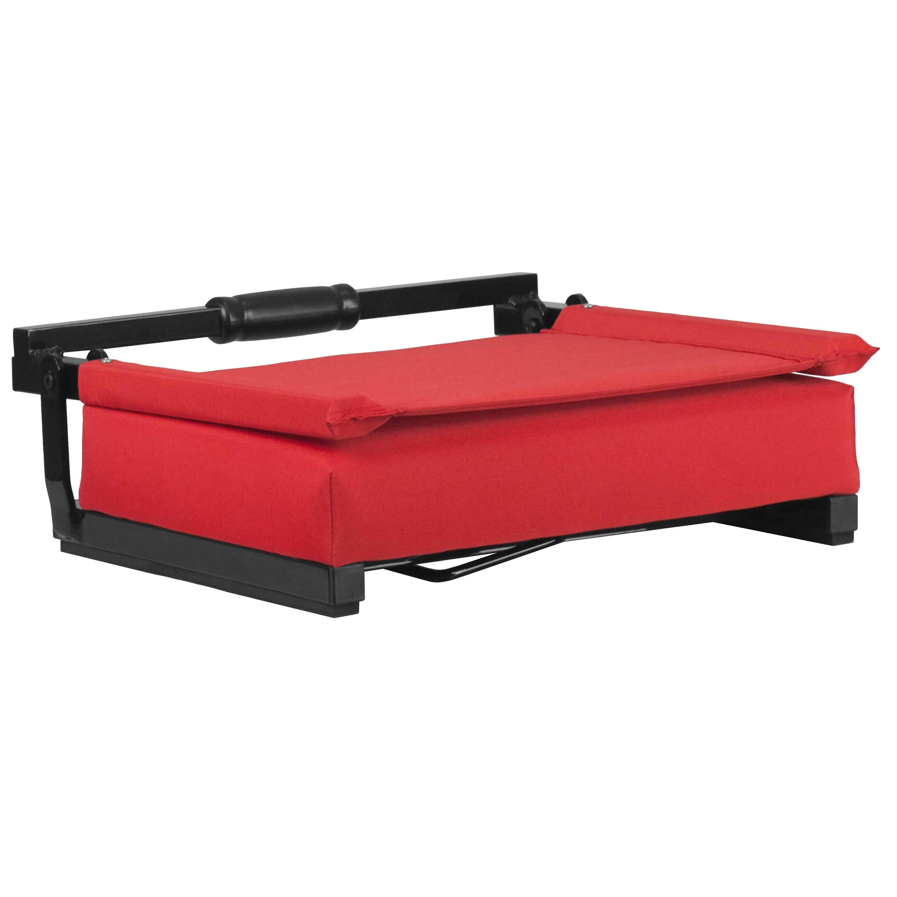 Grandstand Comfort Seats by Flash - 500 lb. Rated Lightweight Stadium Chair with Handle & Ultra-Padded Seat