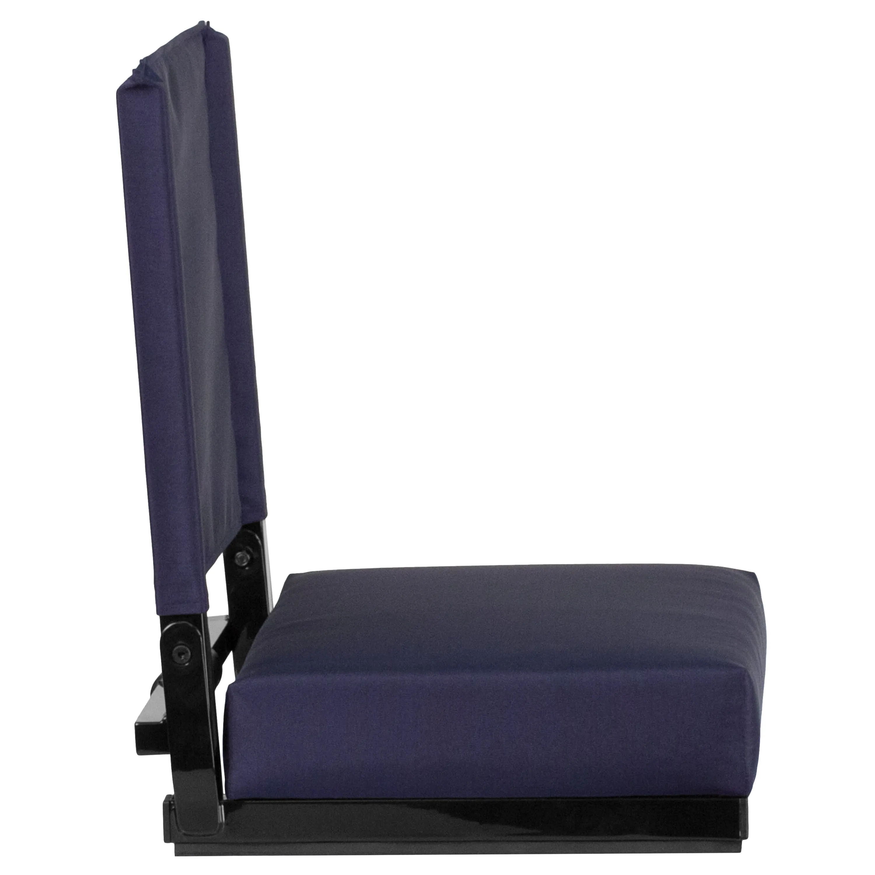 Grandstand Comfort Seats by Flash - 500 lb. Rated Lightweight Stadium Chair with Handle & Ultra-Padded Seat
