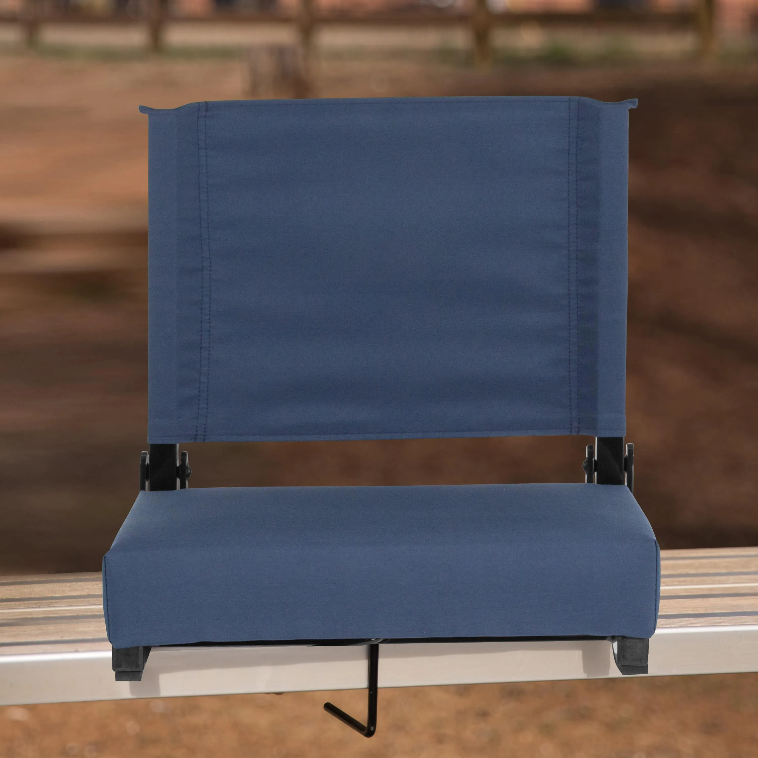 Grandstand Comfort Seats by Flash - 500 lb. Rated Lightweight Stadium Chair with Handle & Ultra-Padded Seat