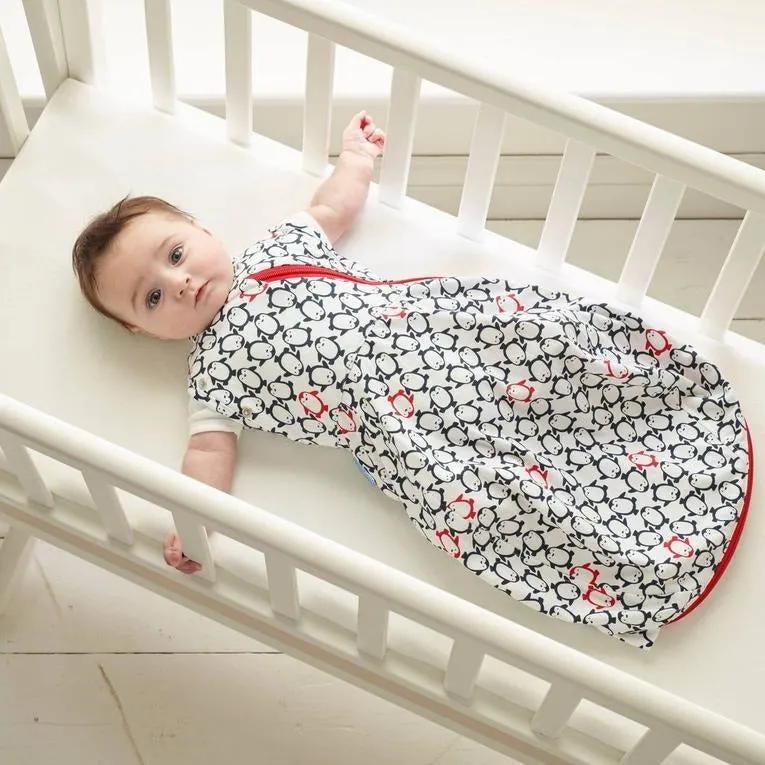 Grobag Newborn Plus Swaddle (Light Weight) - Penguin Pop Navy