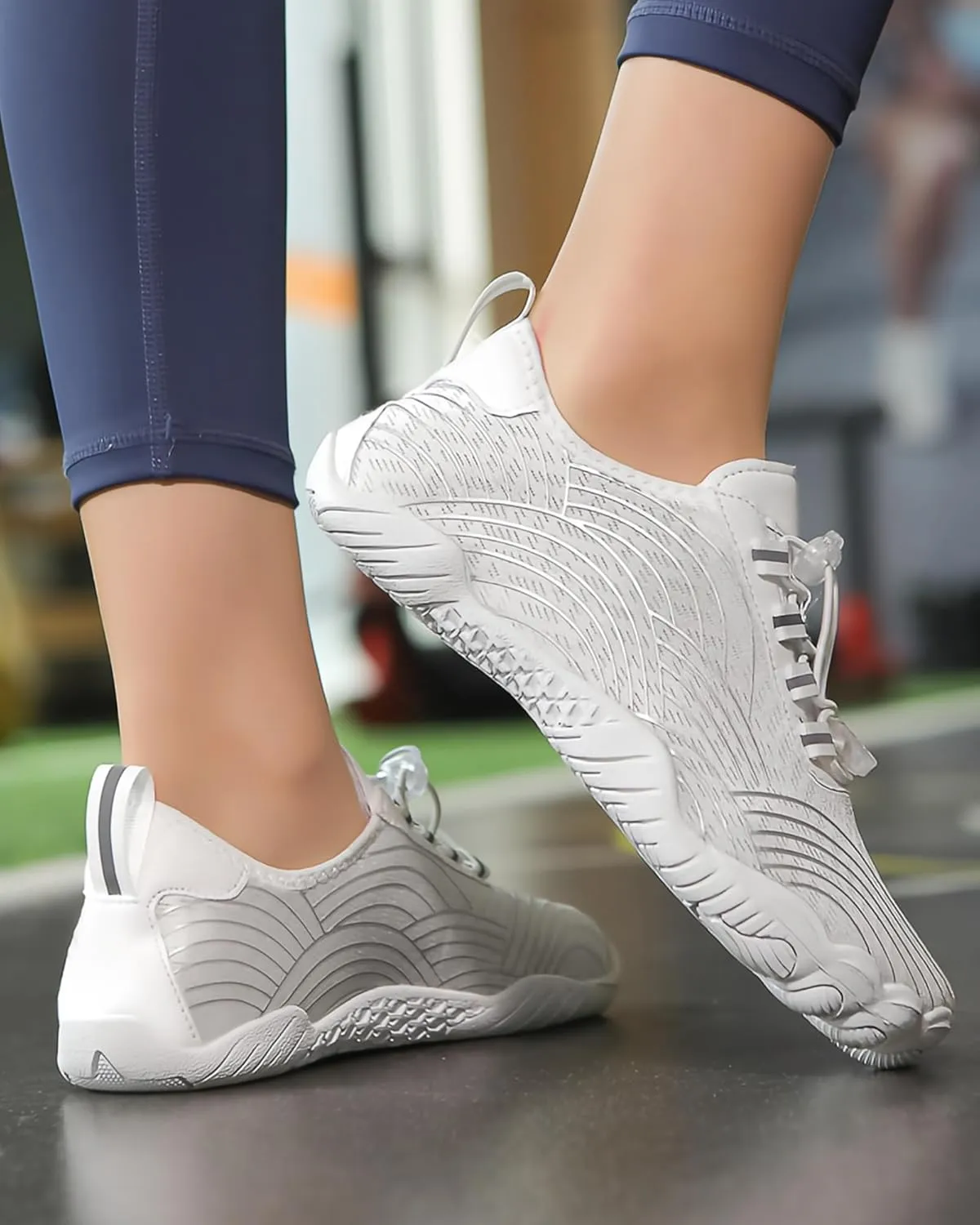 Grounded Footwear for Women Men Wide Toe Box Barefoot Grounding Shoes Quick-Dry Water Shoes for Swim Surf Outdoor Sports