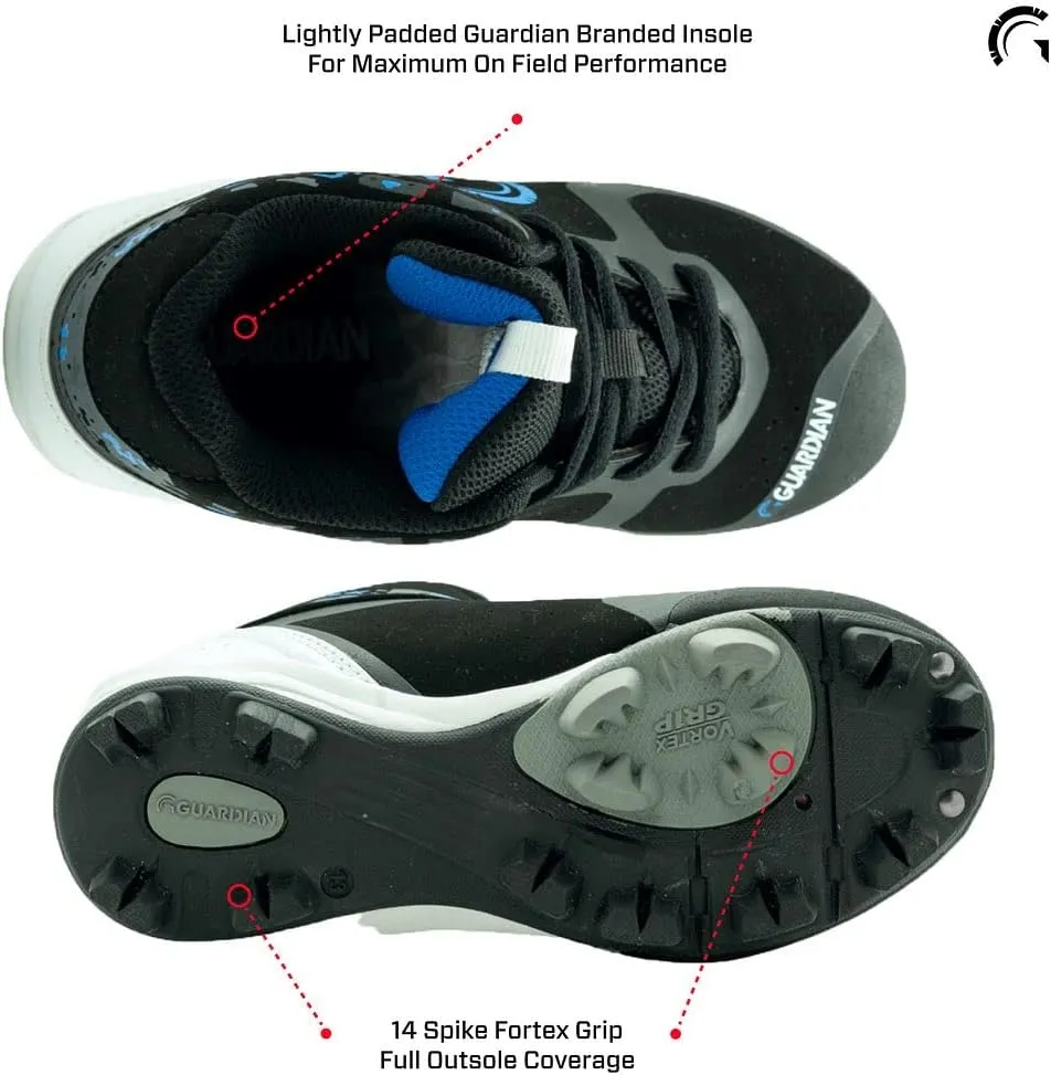Guardian Baseball Cleats Youth Boys and Girls. High Top Youth Baseball Cleats. Boys Baseball Cleats and Girls Softball Cleats