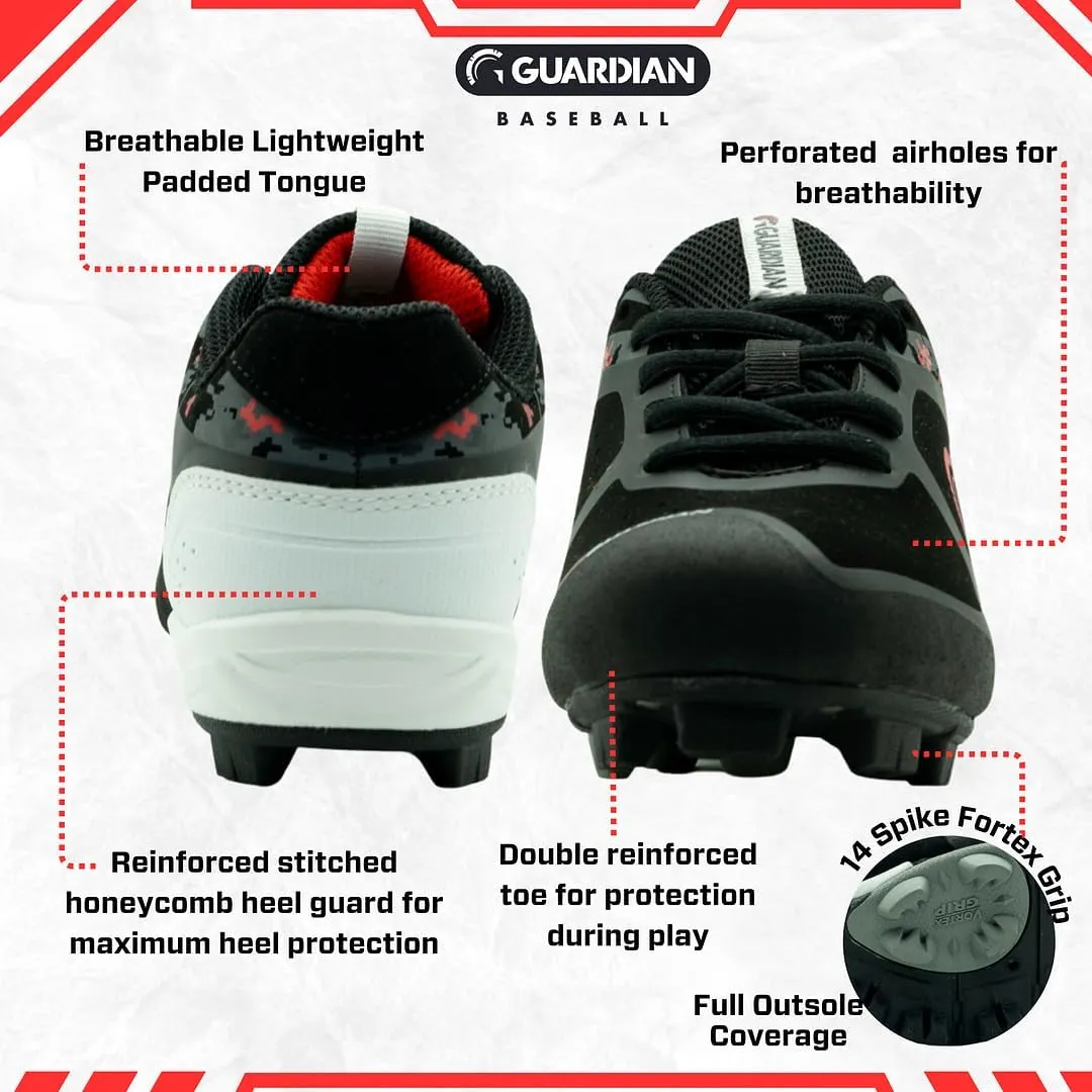 Guardian Baseball Cleats Youth Boys and Girls. Low Top Youth Baseball Cleats. Girls Softball Cleats
