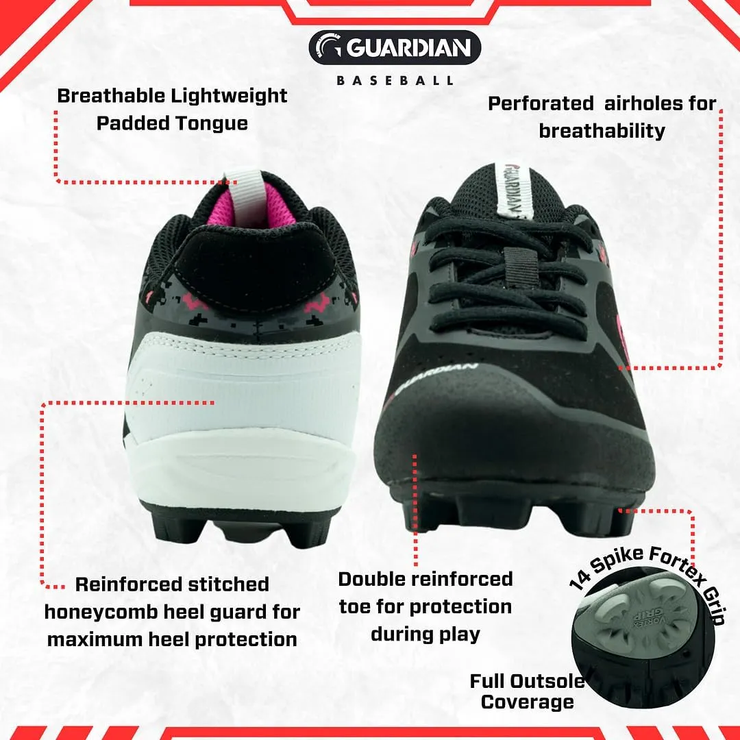 Guardian Baseball Cleats Youth Boys and Girls. Low Top Youth Baseball Cleats. Girls Softball Cleats