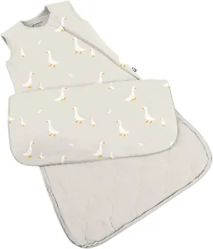 GUNAMUNA günamüna Unisex Baby, Toddler Wearable Blanket, Sleeping Bag Bamboo Rayon, Sleep Sack with Diaper Zipper, 1.0 TOG